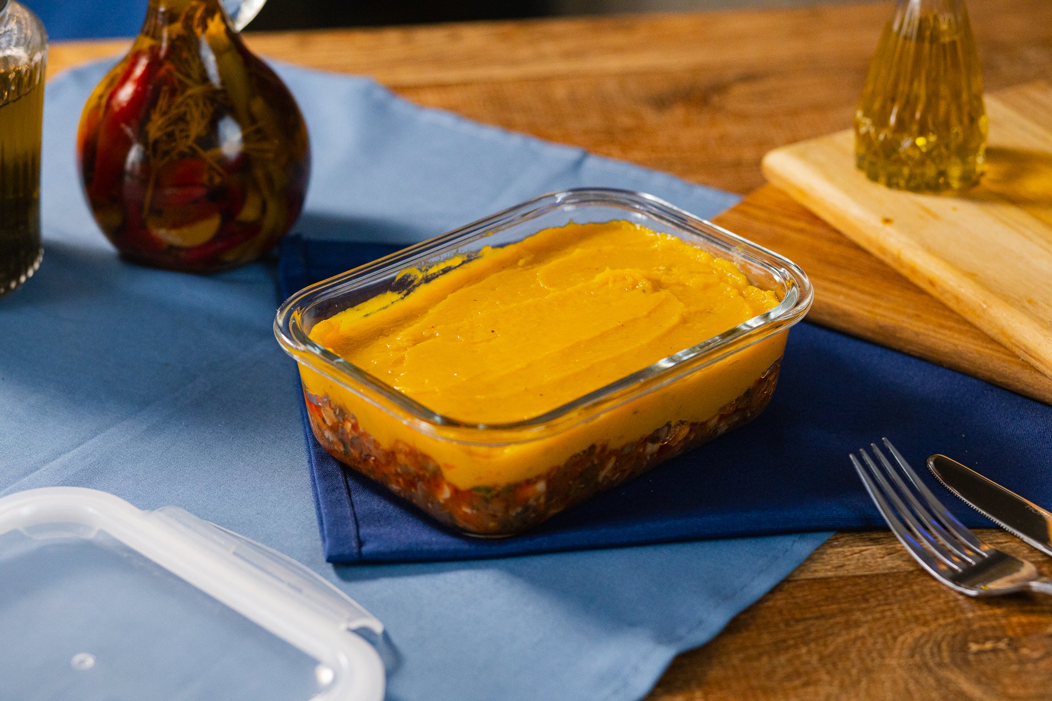 Receita de Marmita de Escondidinho de Abóbora com Cogumelos