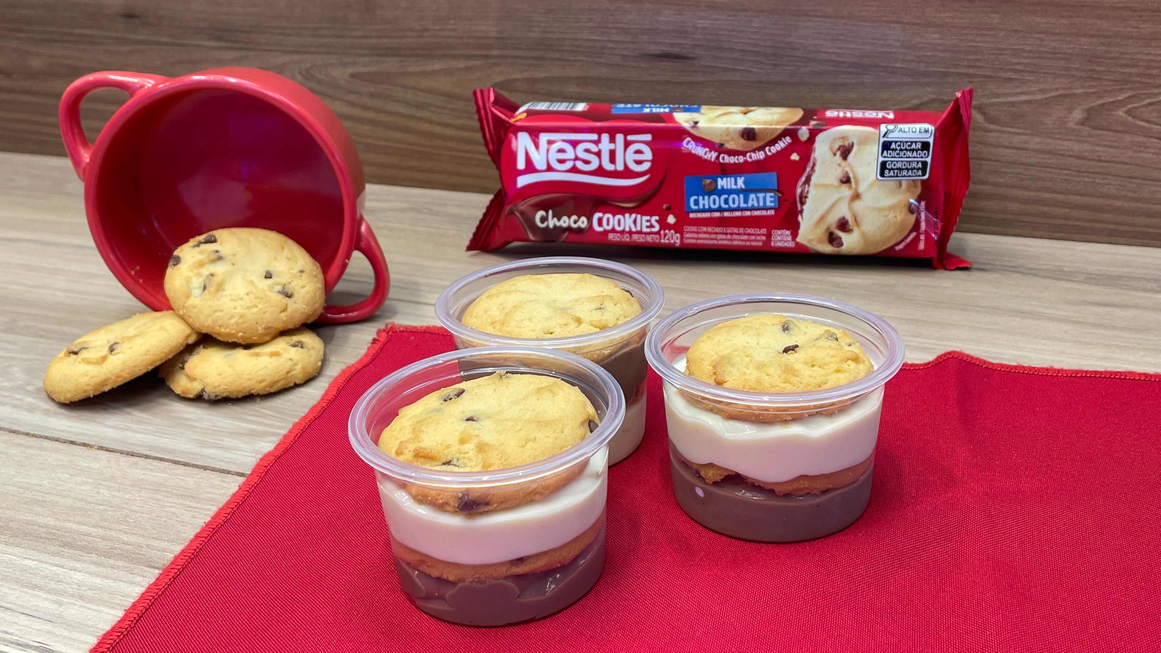 Receita de Choco Cookie no Pote Cremoso