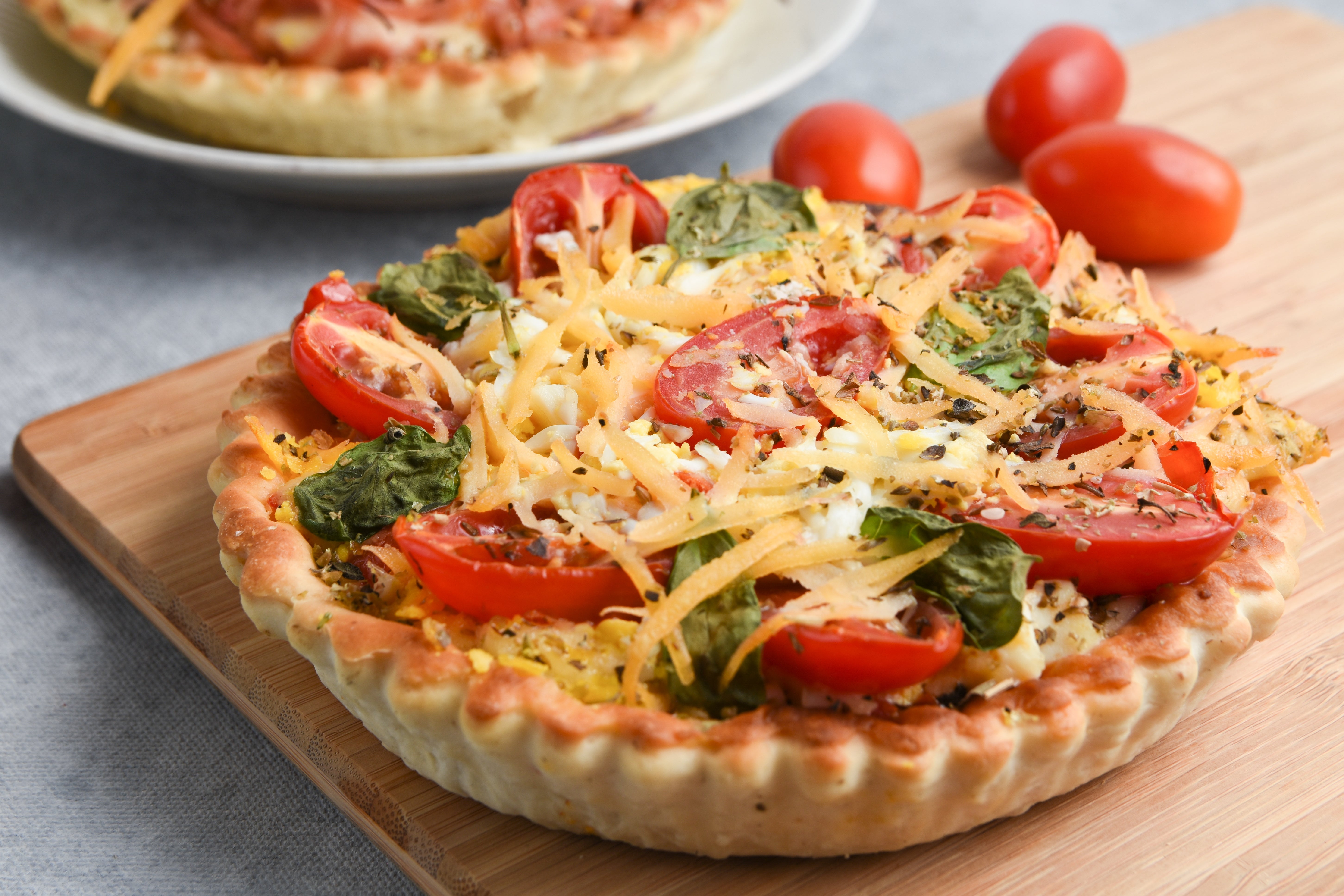 Receita de Quiche Caprese