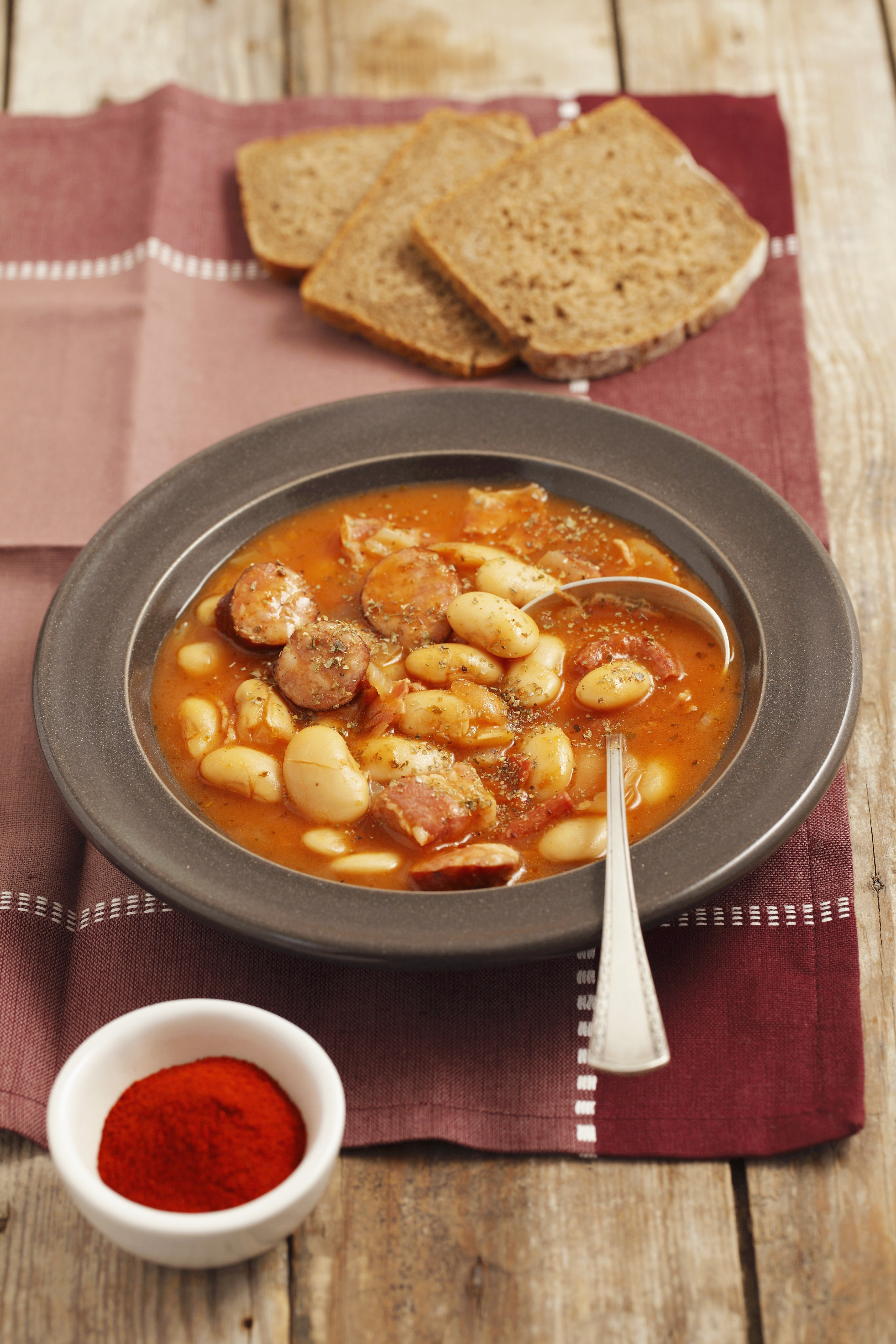 Sopa de Feijão à Grega