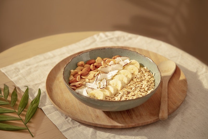 Bowl de Manga com Aveia