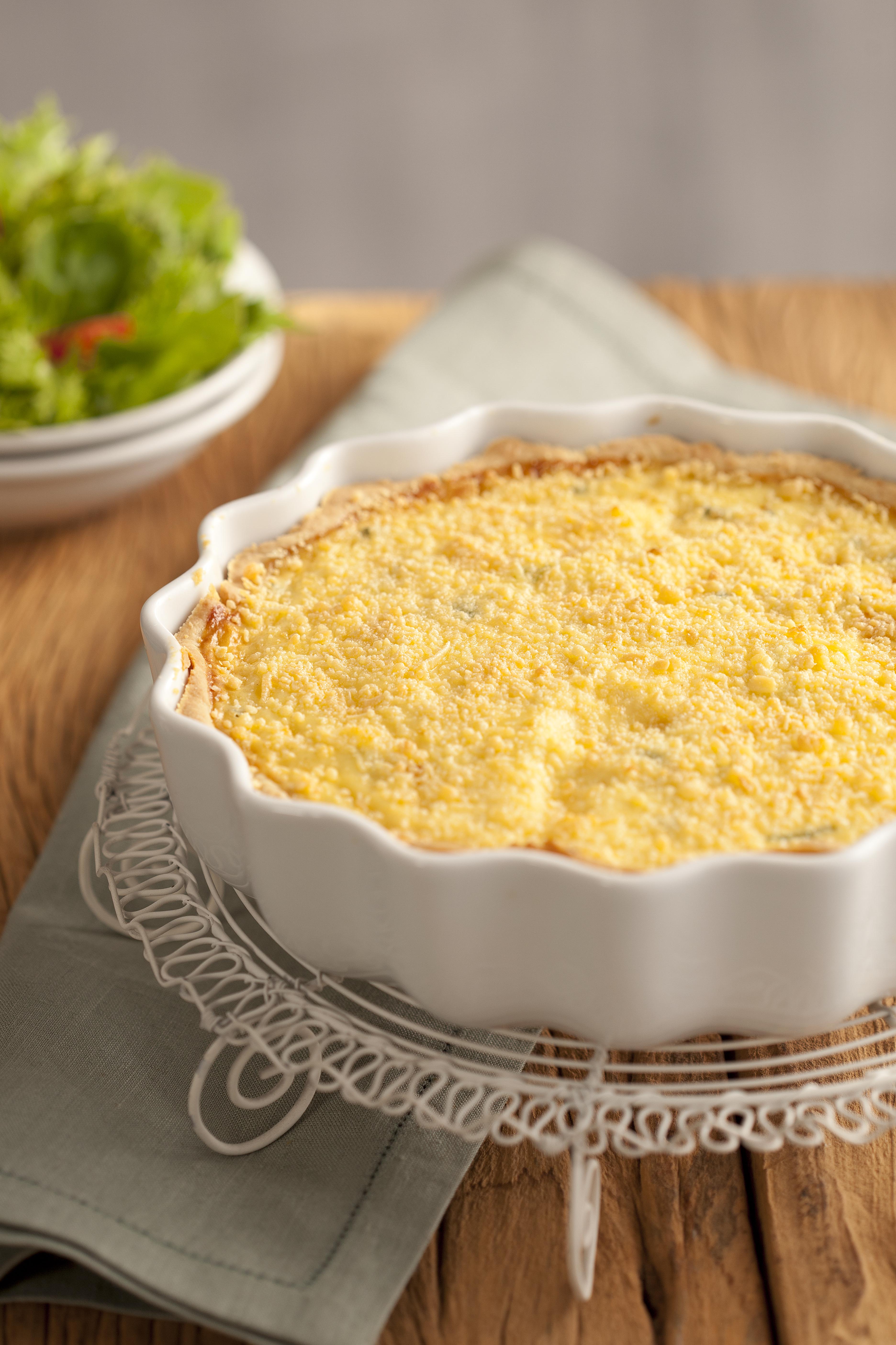 Quiche de Milho com Queijo