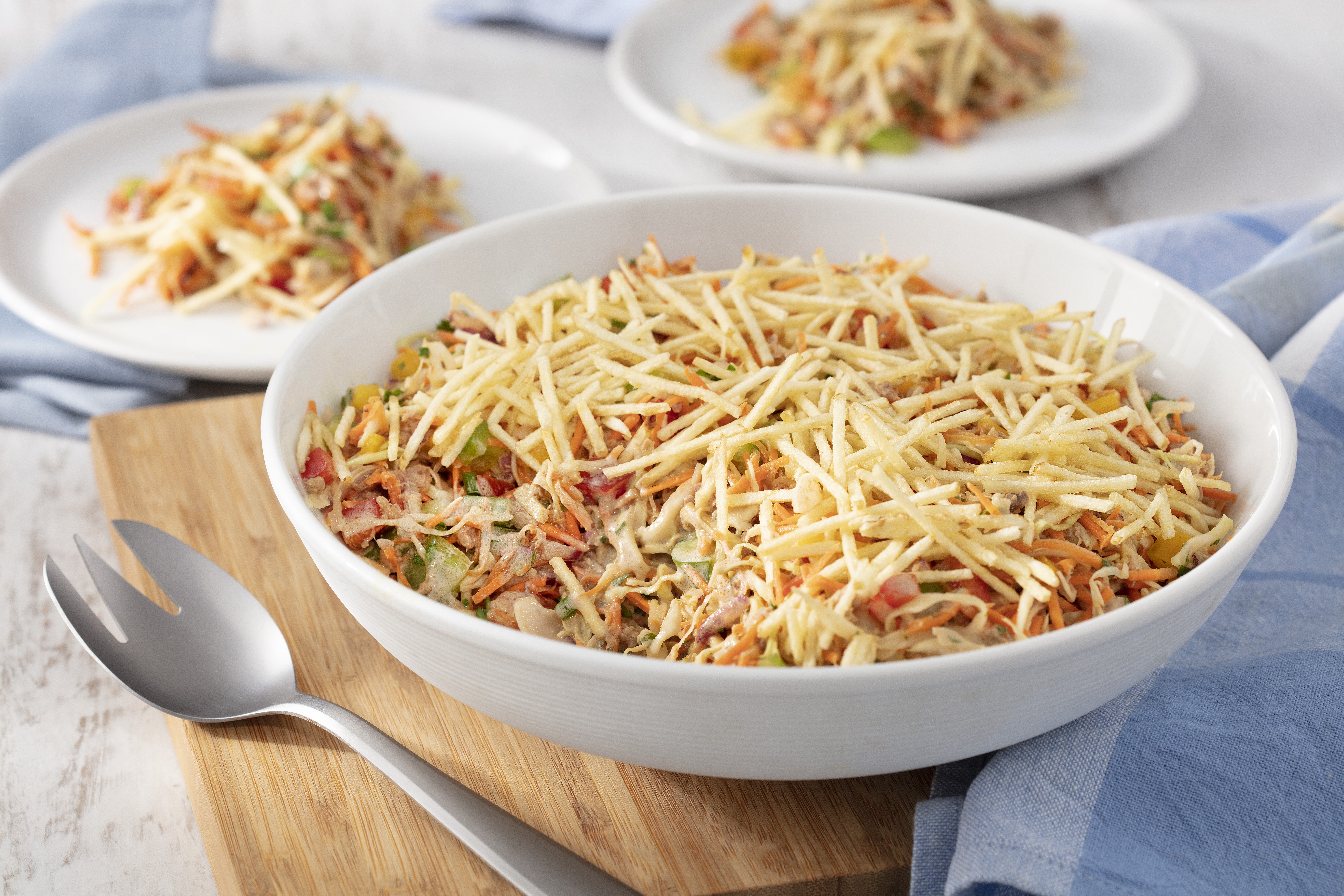 Salpicão de Atum, Repolho e Iogurte