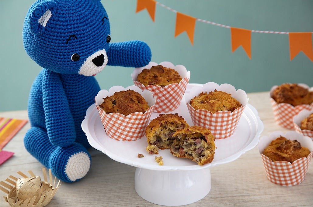 Muffin de Milho Cremoso e Goiaba com Mucilon