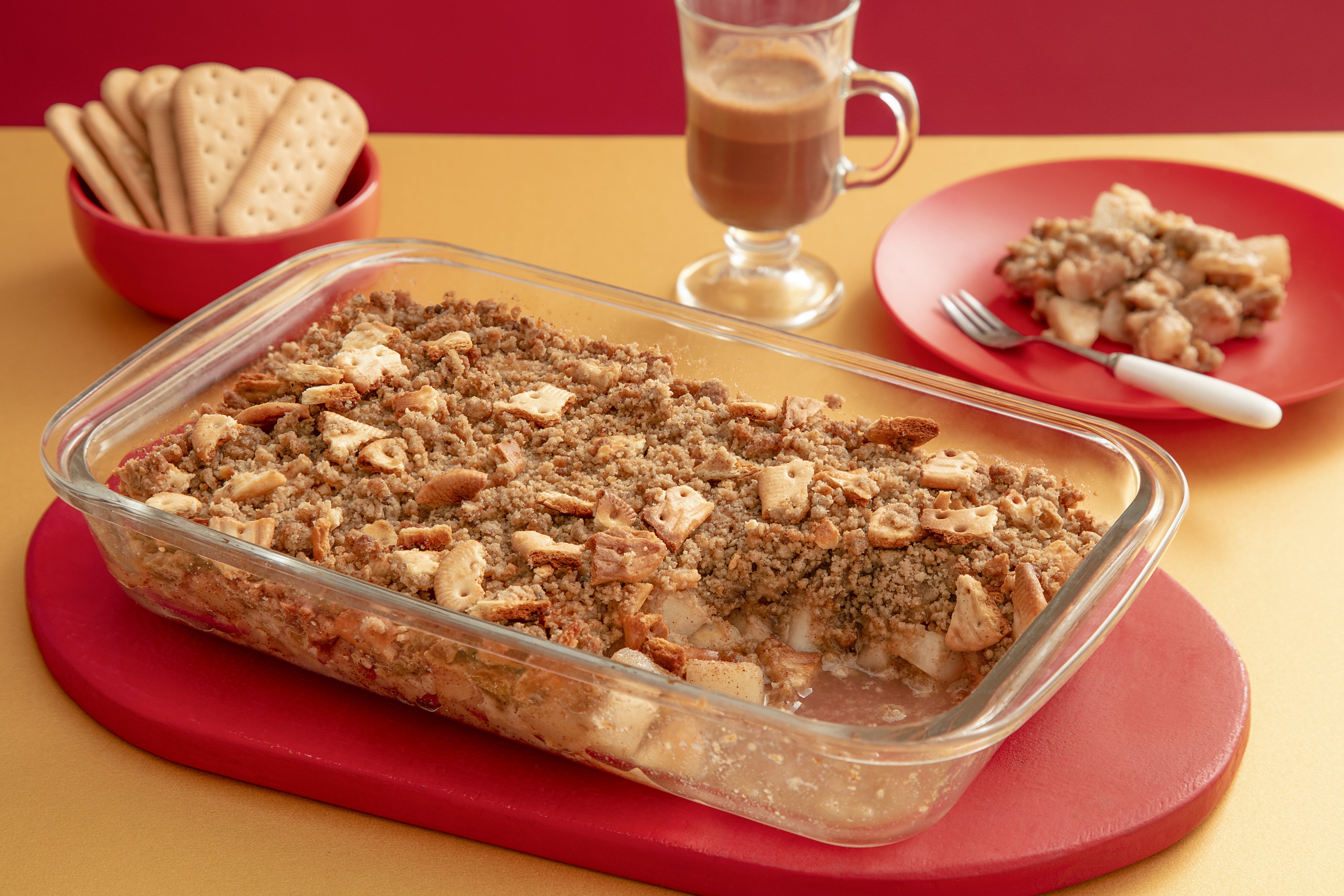 Receita de Crumble de Pera