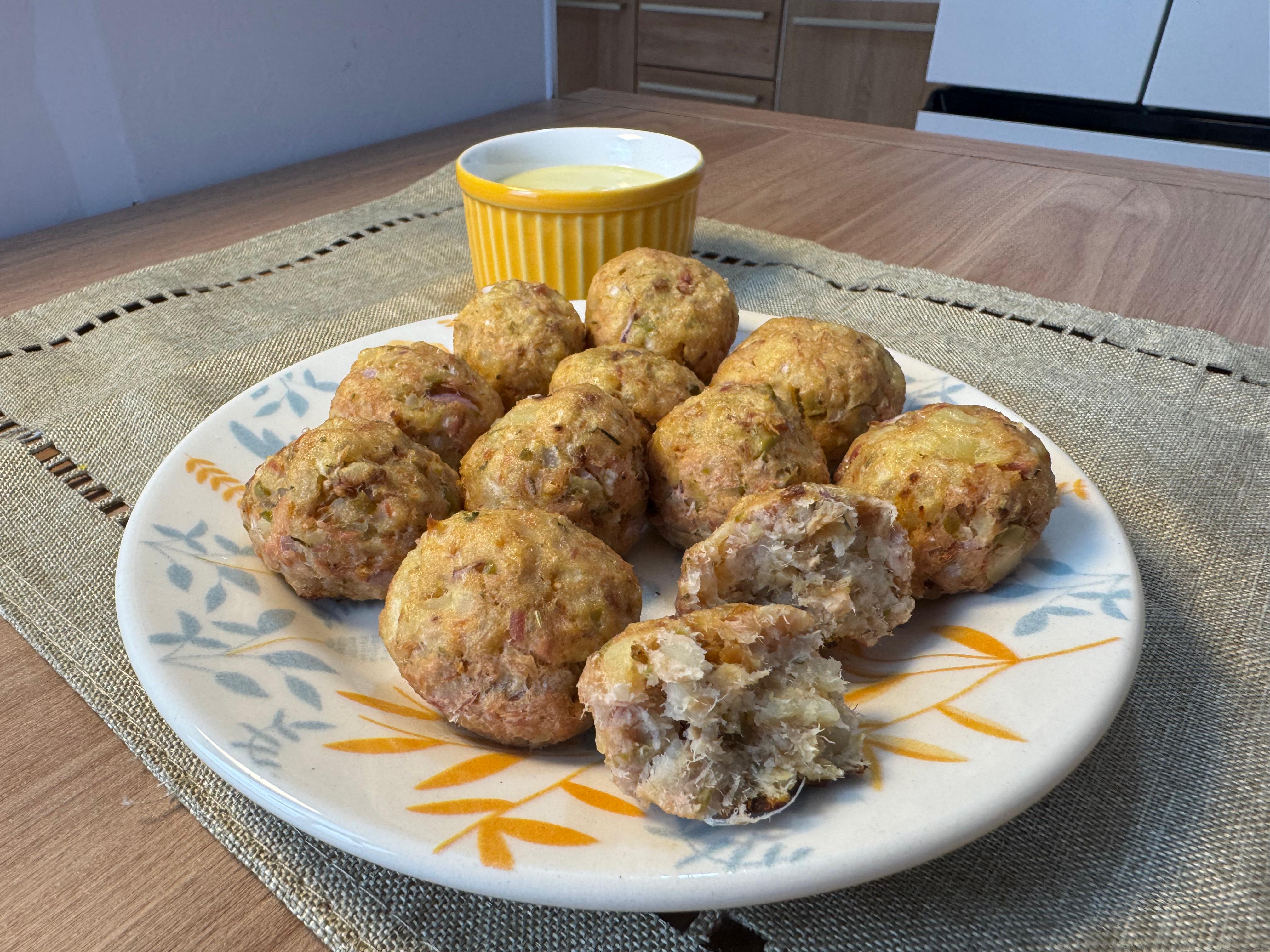 Receita de Bolinho de Atum com Batata