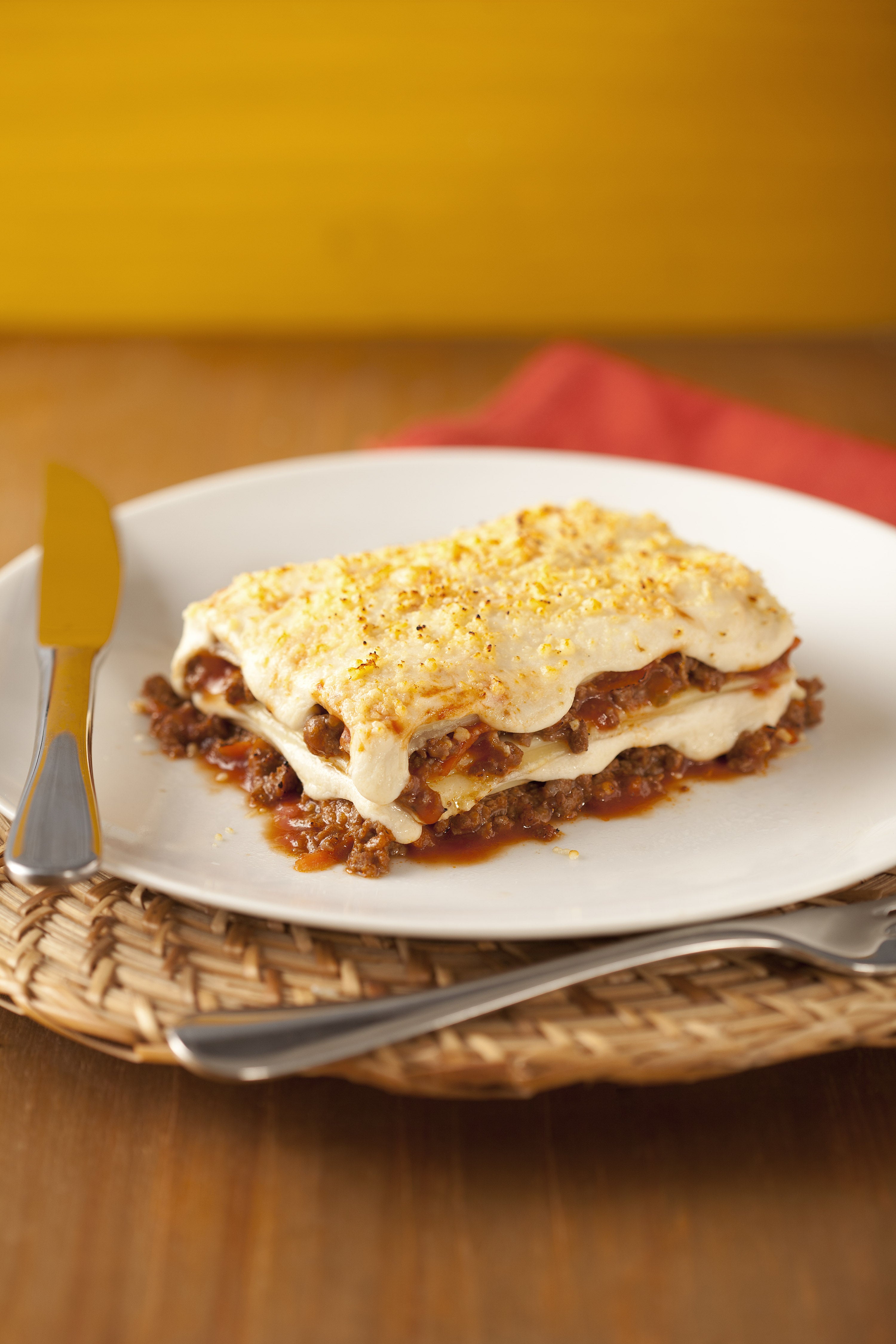 Receita de Lasanha à Bolonhesa