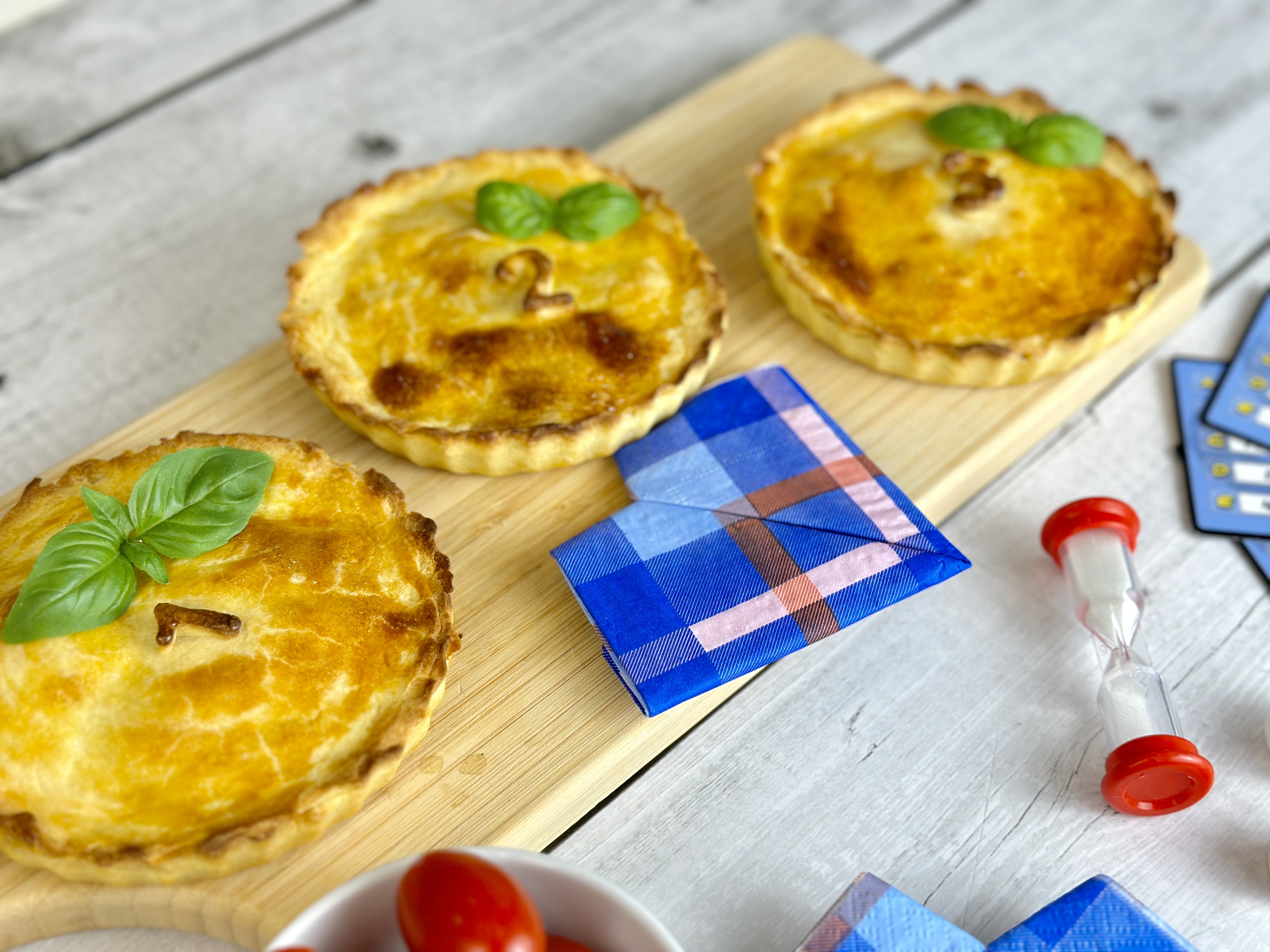 Receita de Tortinha de Legumes