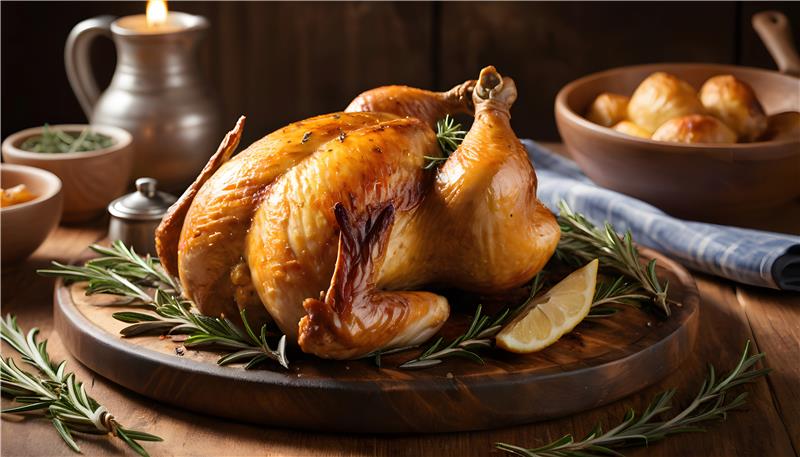 Receita de Frango Natalino Super Suculento