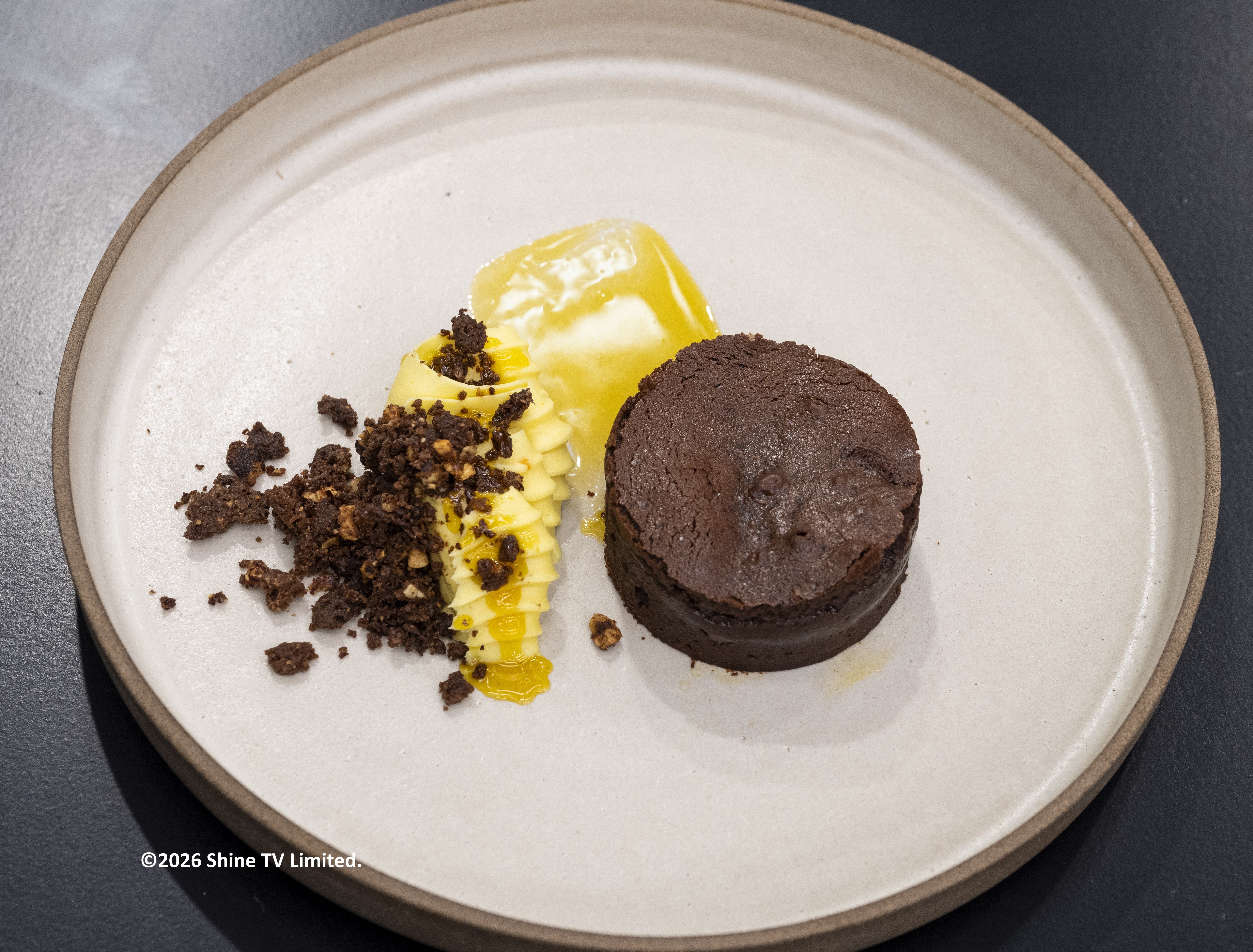 Receita de Gâteau de Chocolate com Tangerina e Crumble