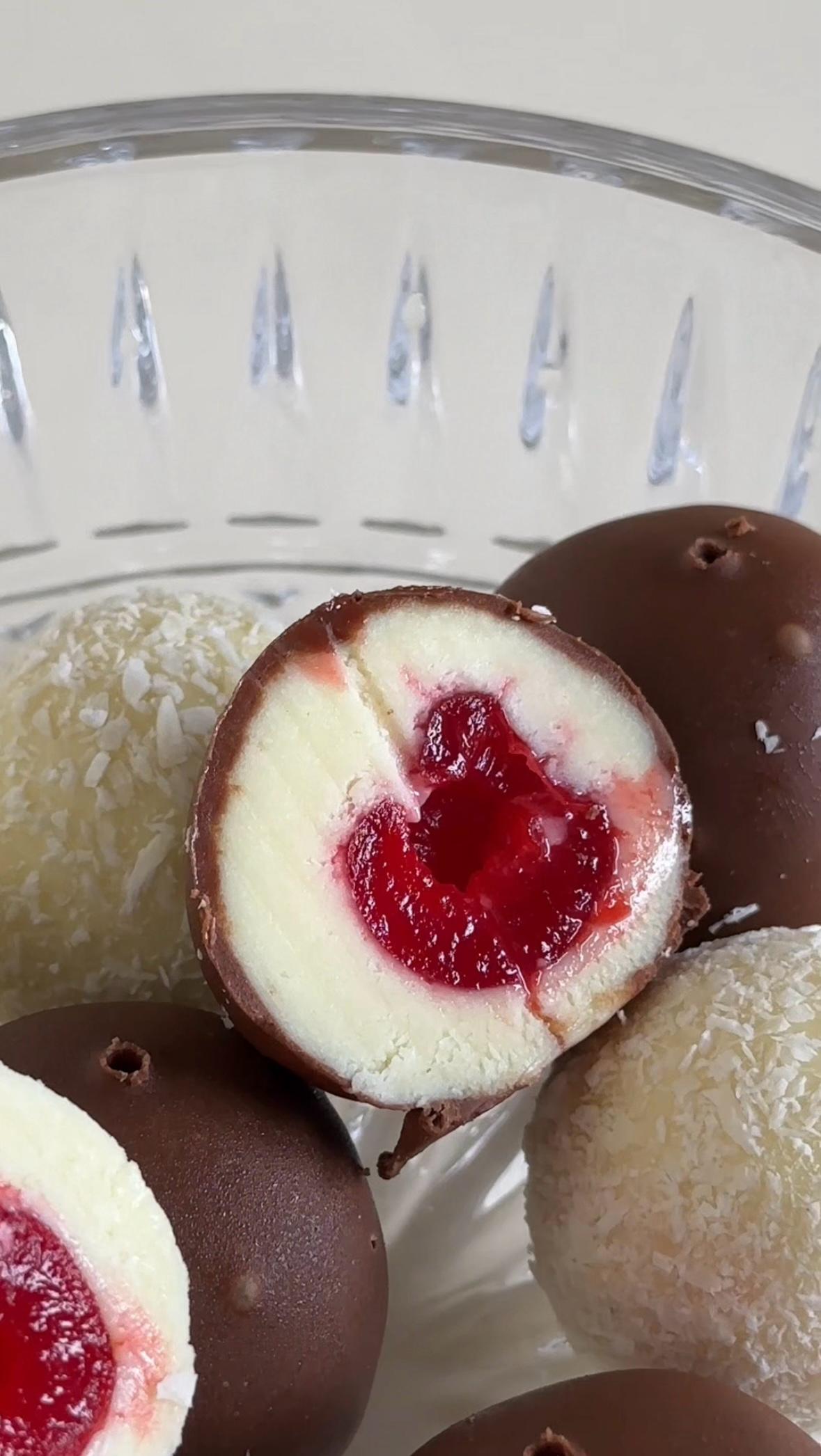 Receita de Bombom de Cereja