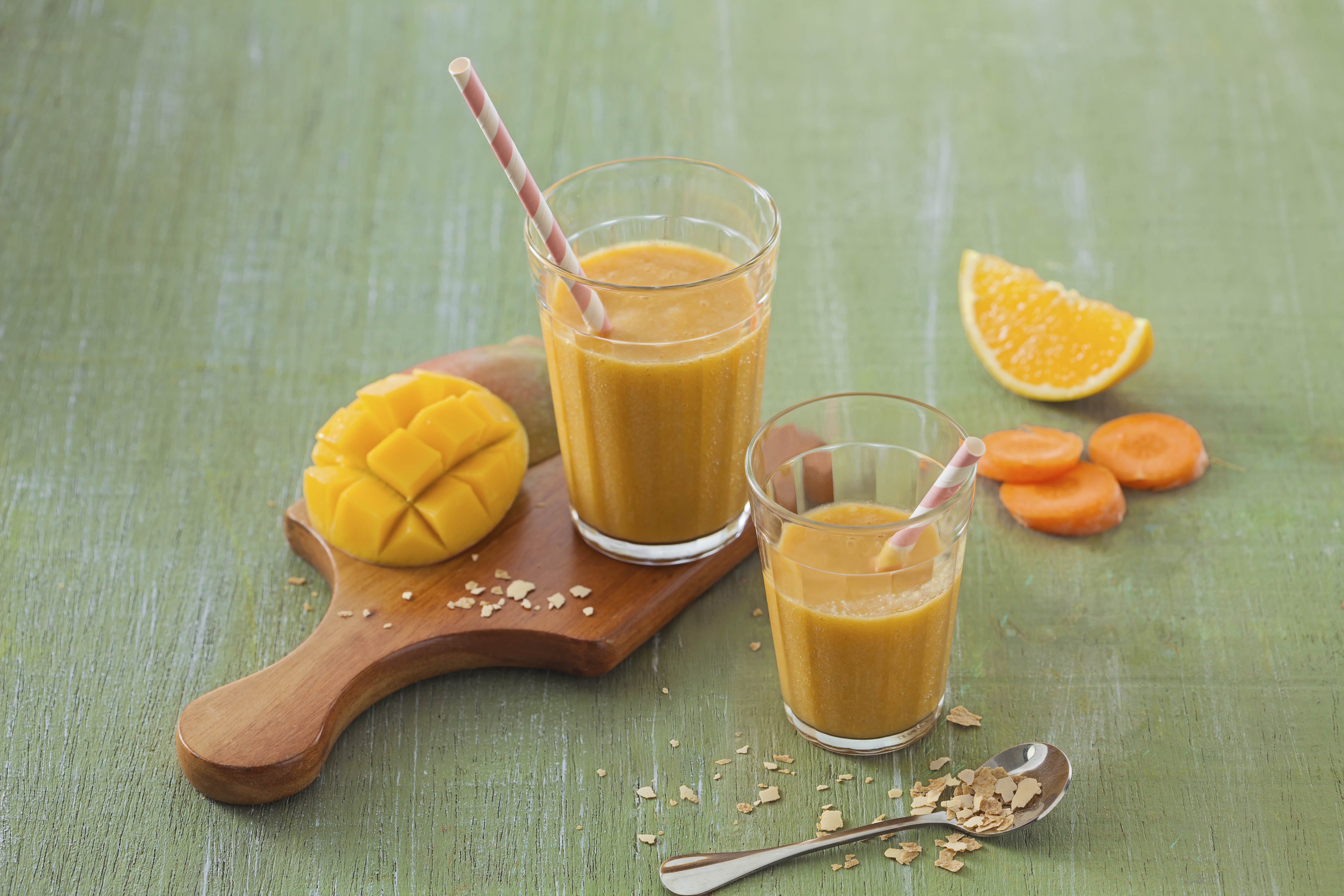 Vitamina Neston Manga com Cenoura