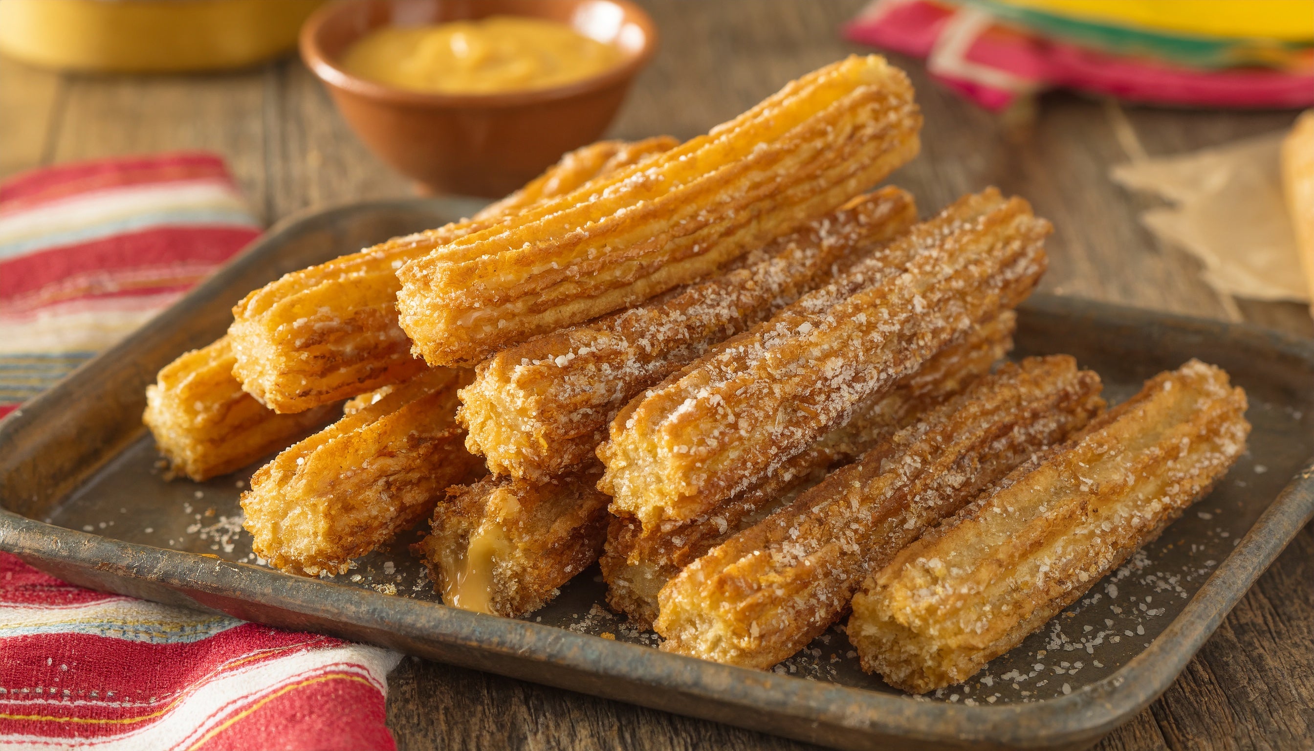 Receita de Churros de Fubá