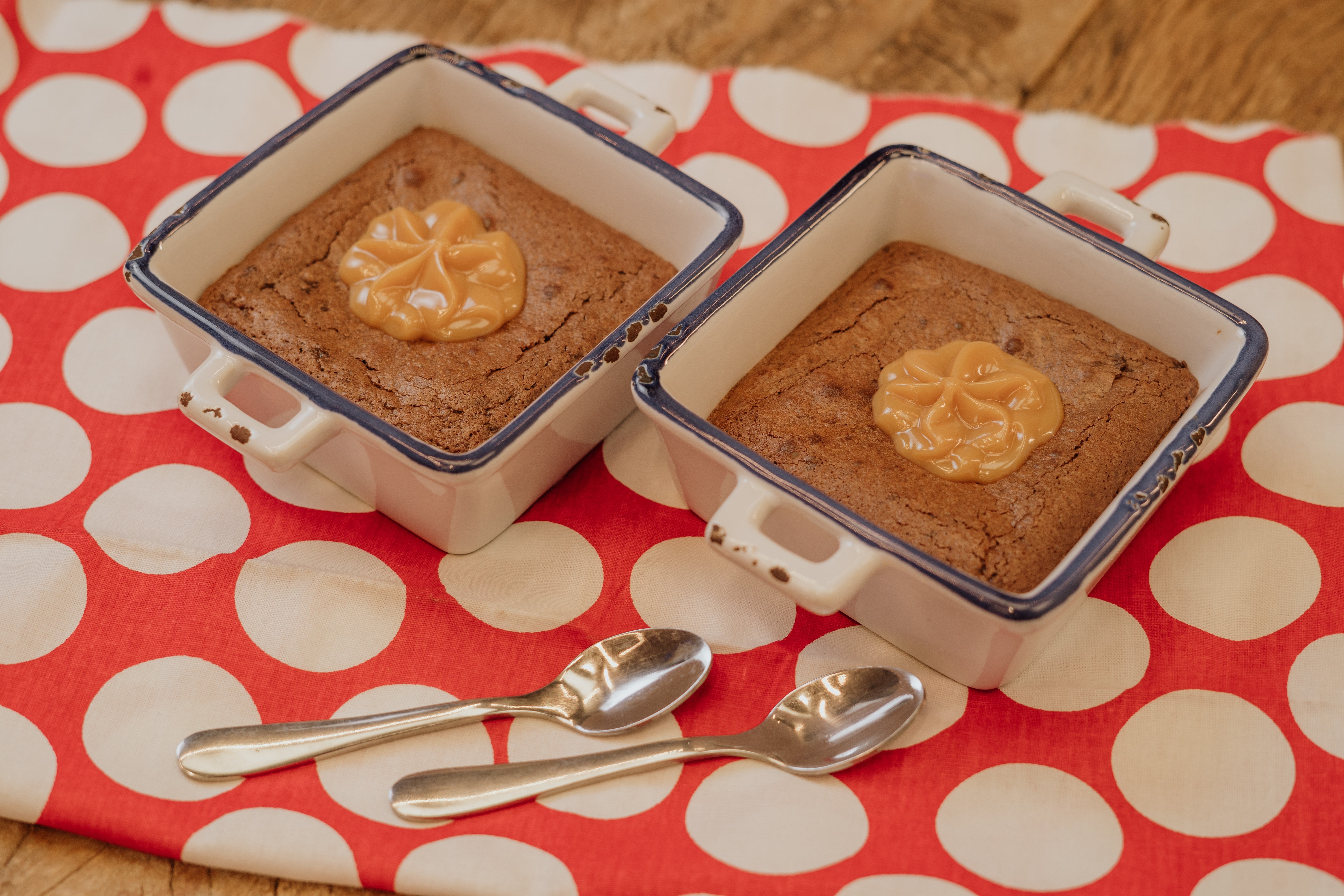 Receita de Brownie Simples de Doce de Leite na Airfryer