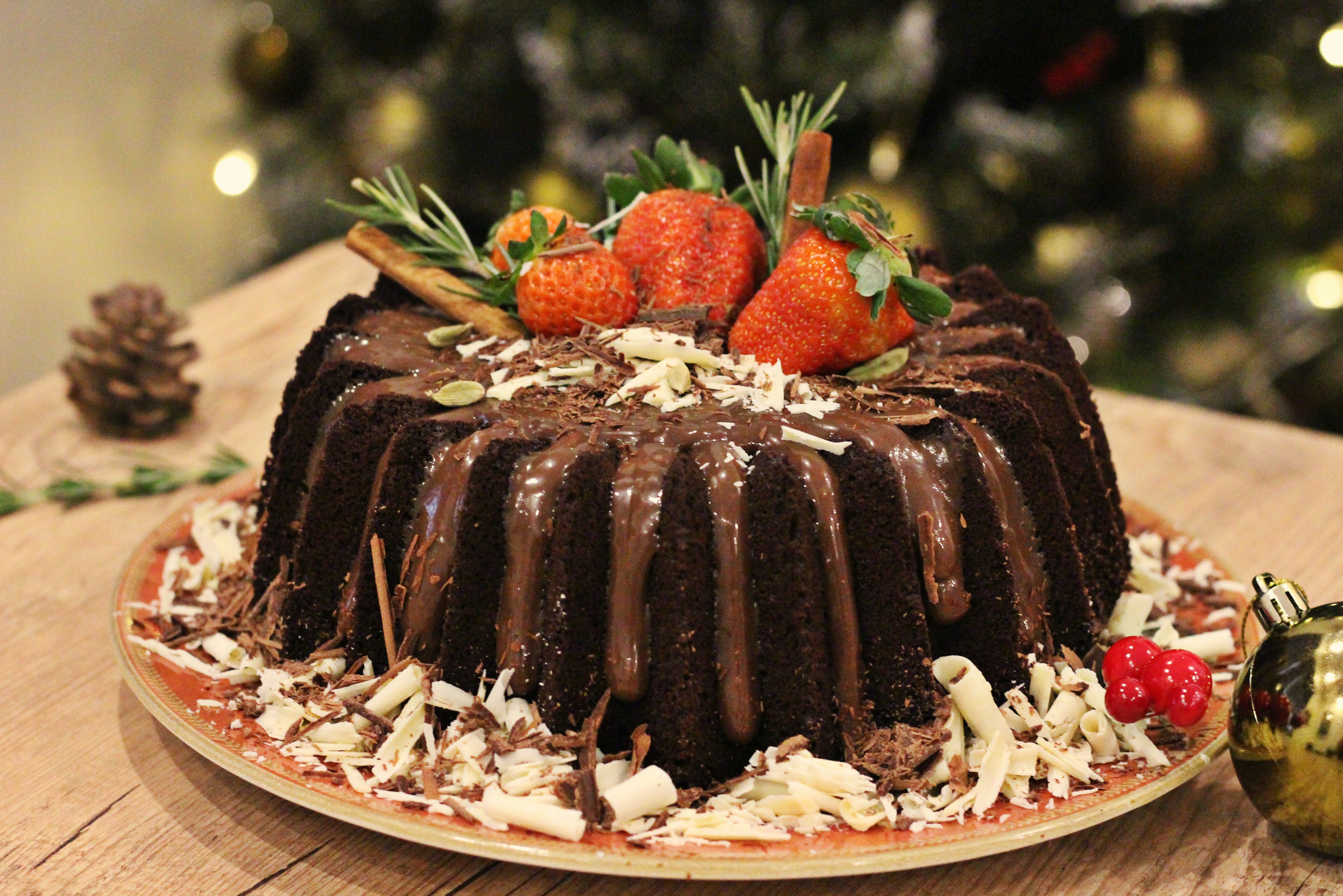 Bolo Vulcão de Natal