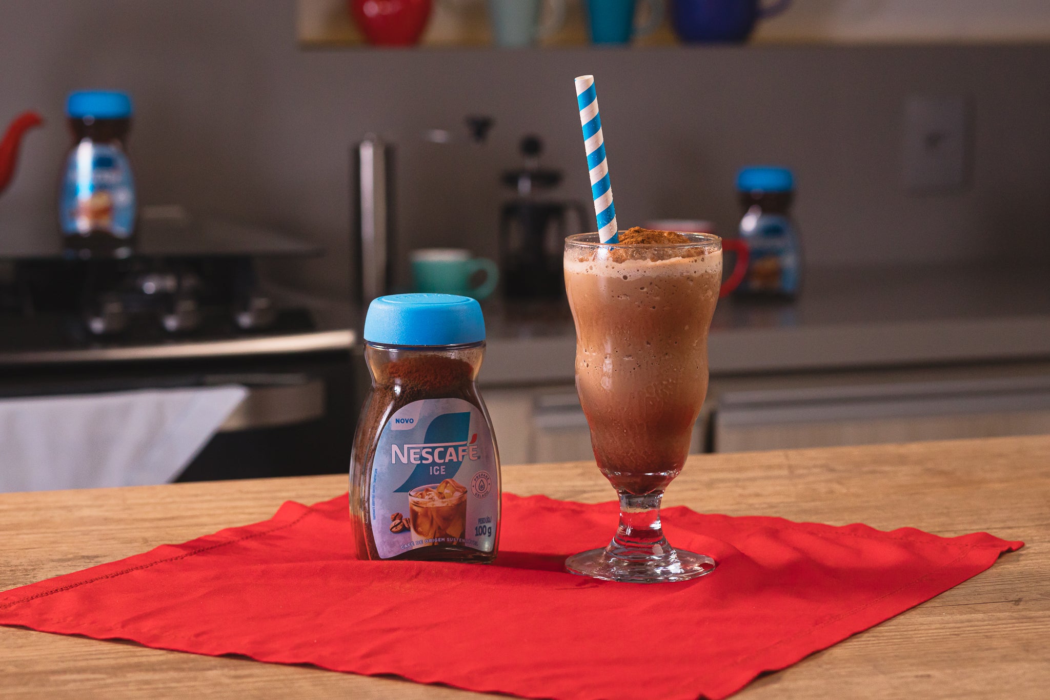 Receita de Frozen Cappuccino com Nescafé Gelado