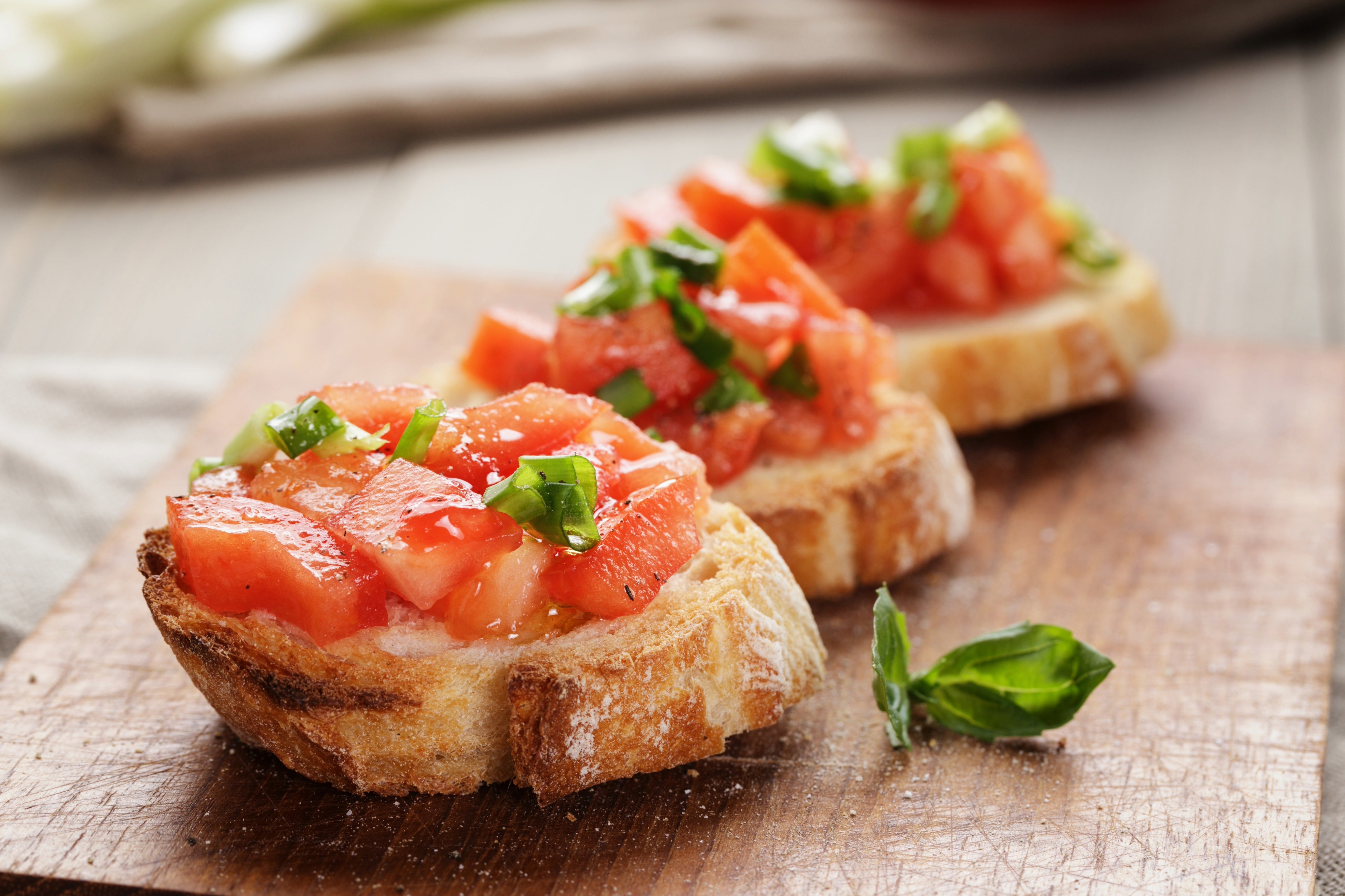 Receita de Bruschetta de Tomate