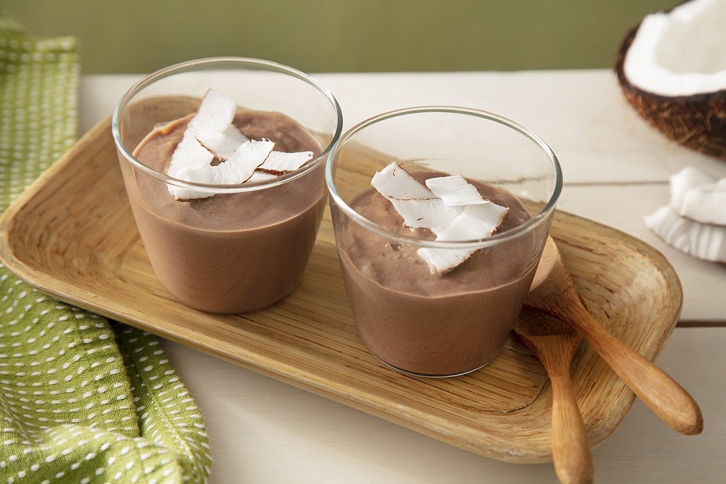 Mousse de Chocolate e Coco