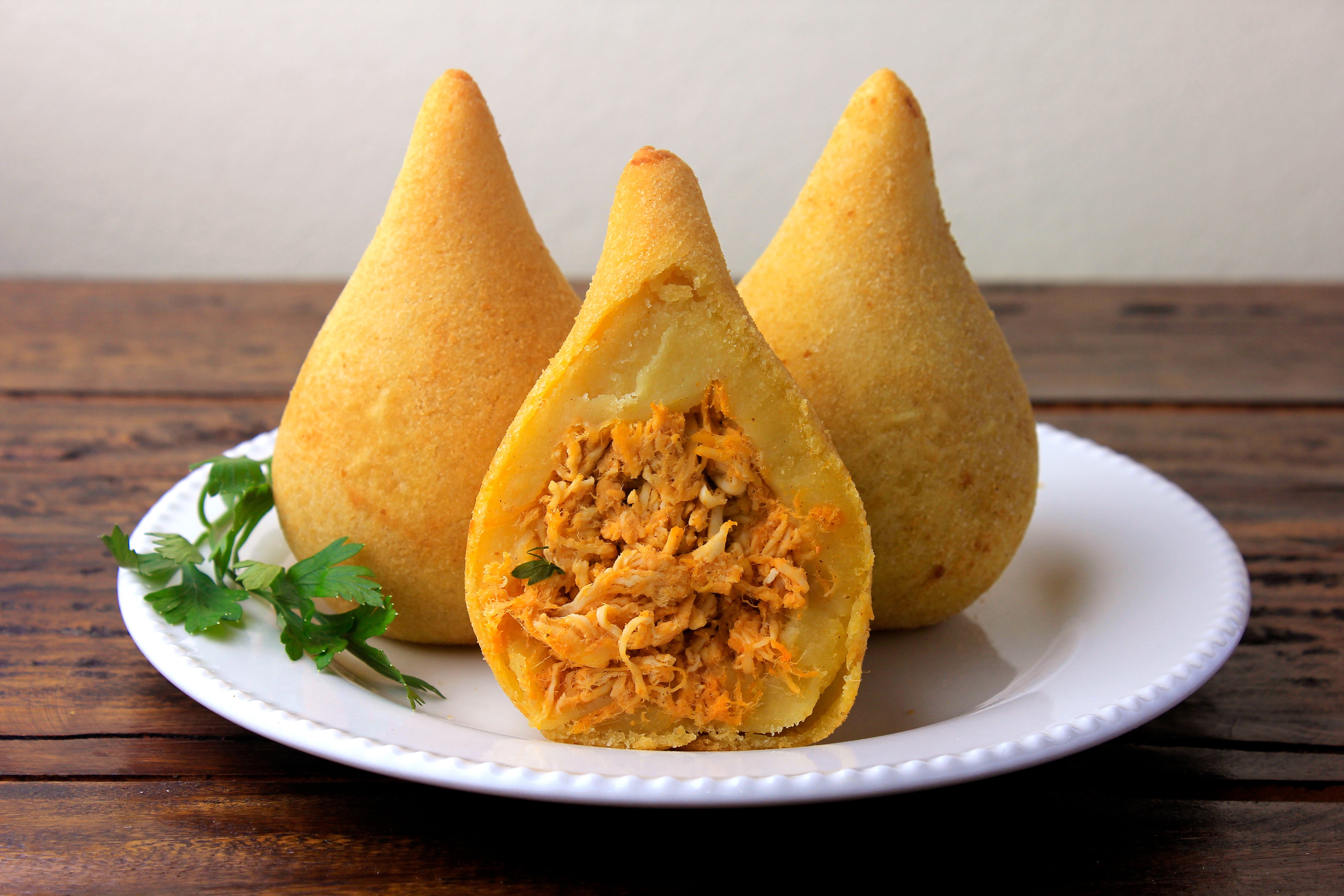 Receita de Coxinha de Frango com Batata Doce na Air Fryer