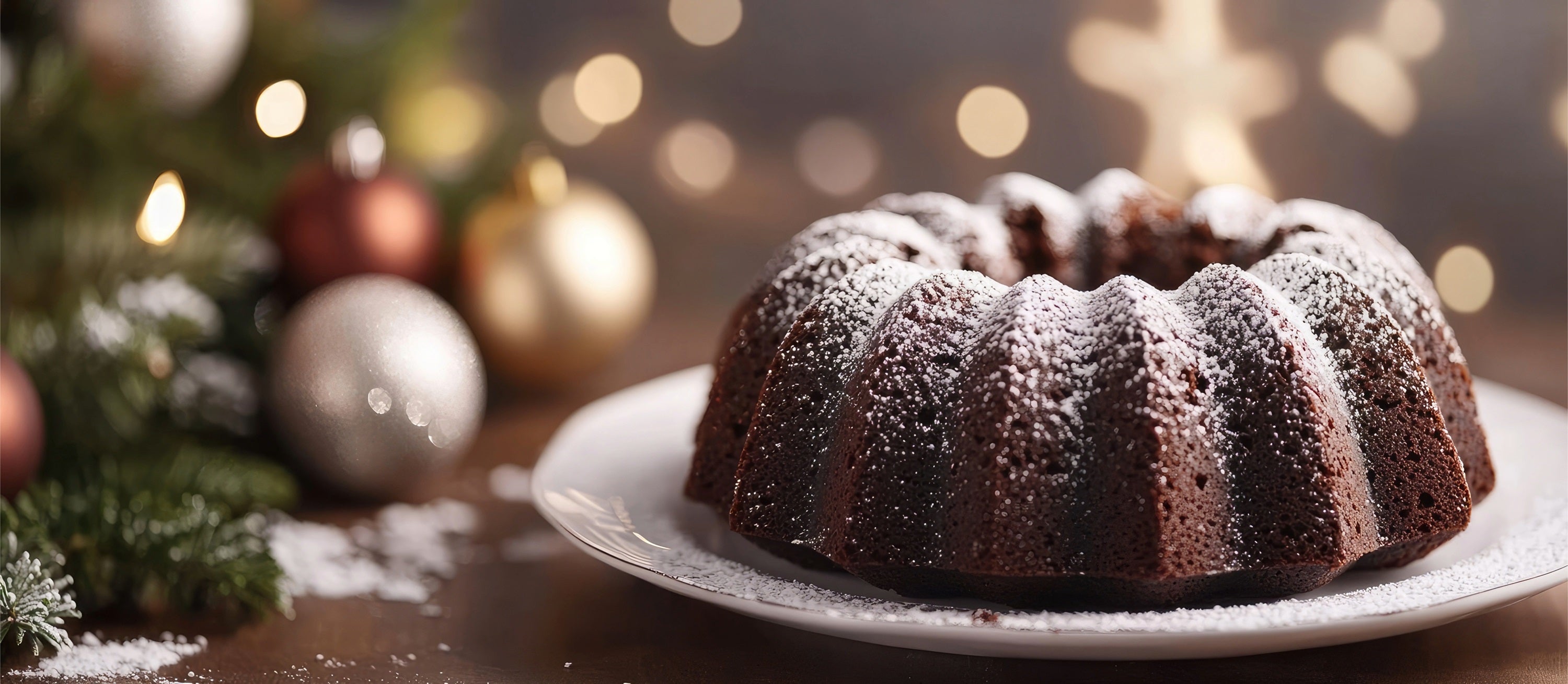 Receita de Bolo de Natal Encantador