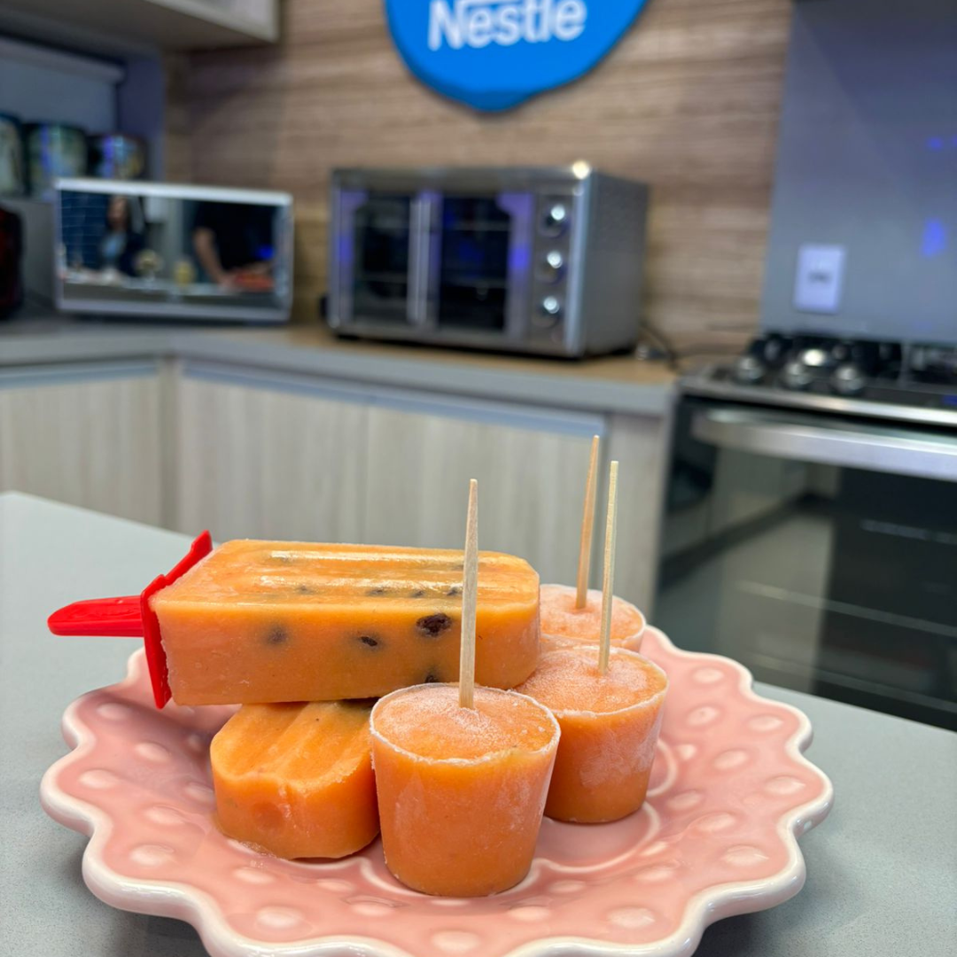 Receita de Picolé de Frutas