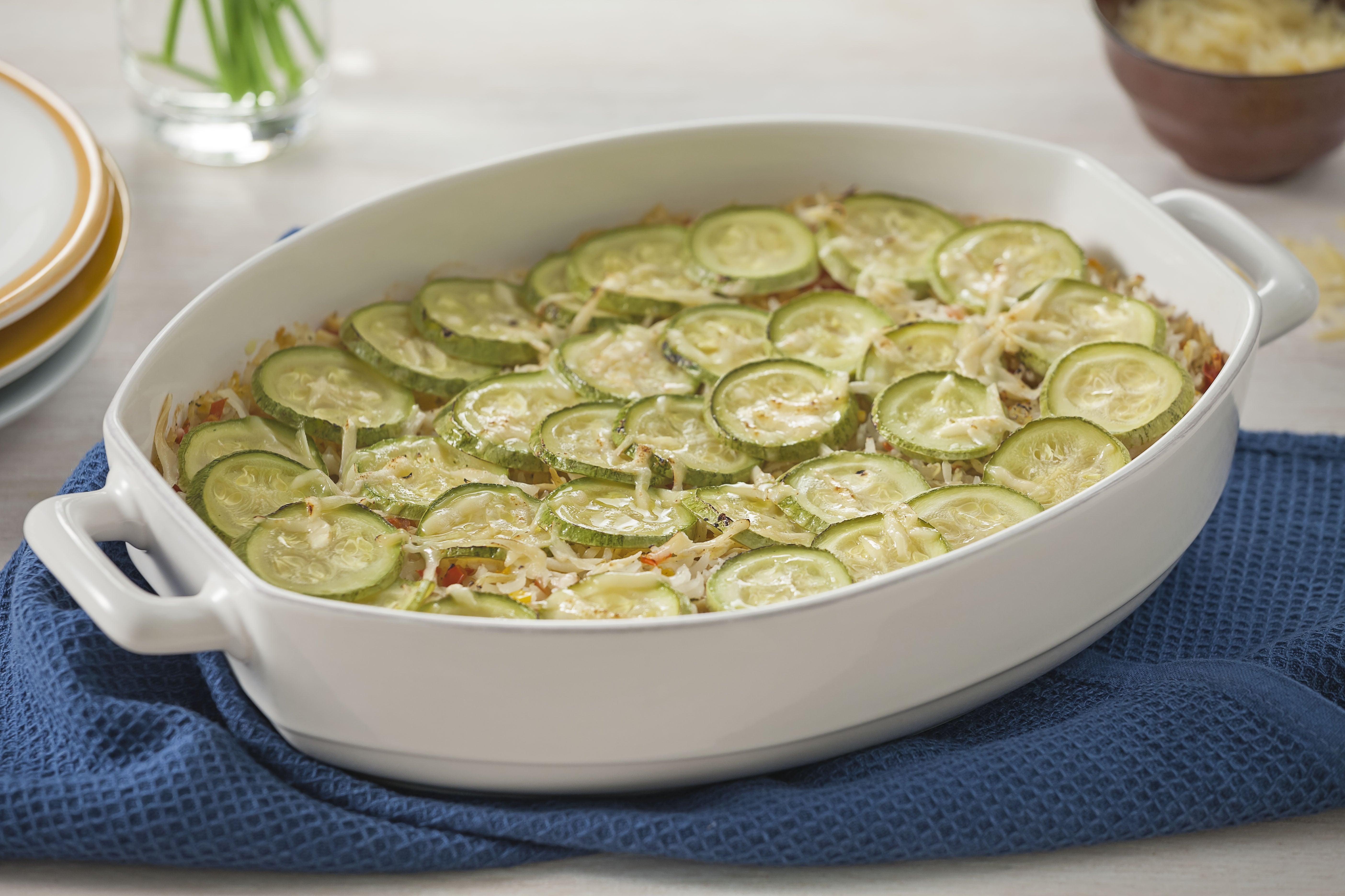 Arroz de Forno com Abobrinha