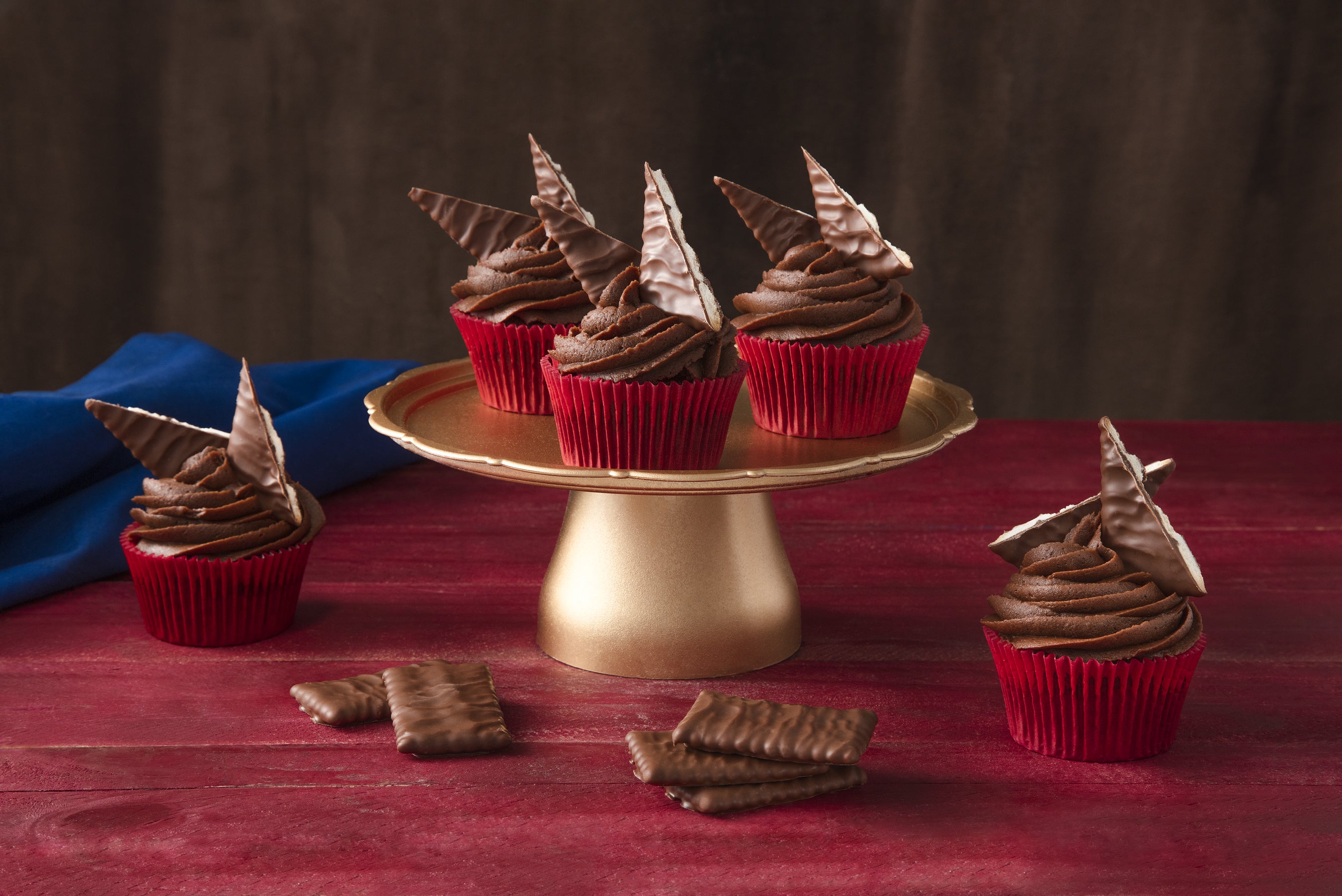 Cupcake Dark com Nestlé ChocoBiscuits