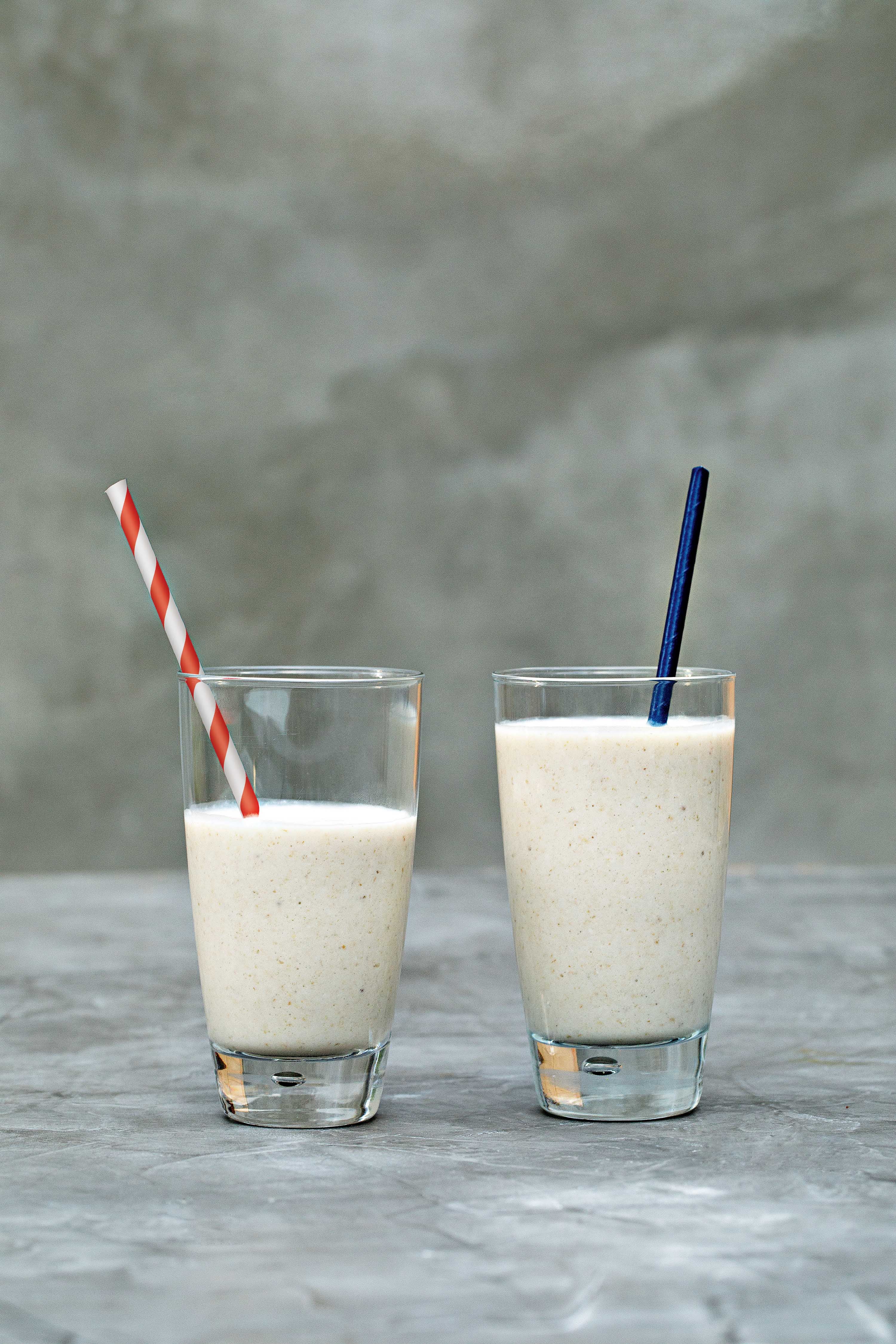 Vitamina de Banana com Farelo de Aveia