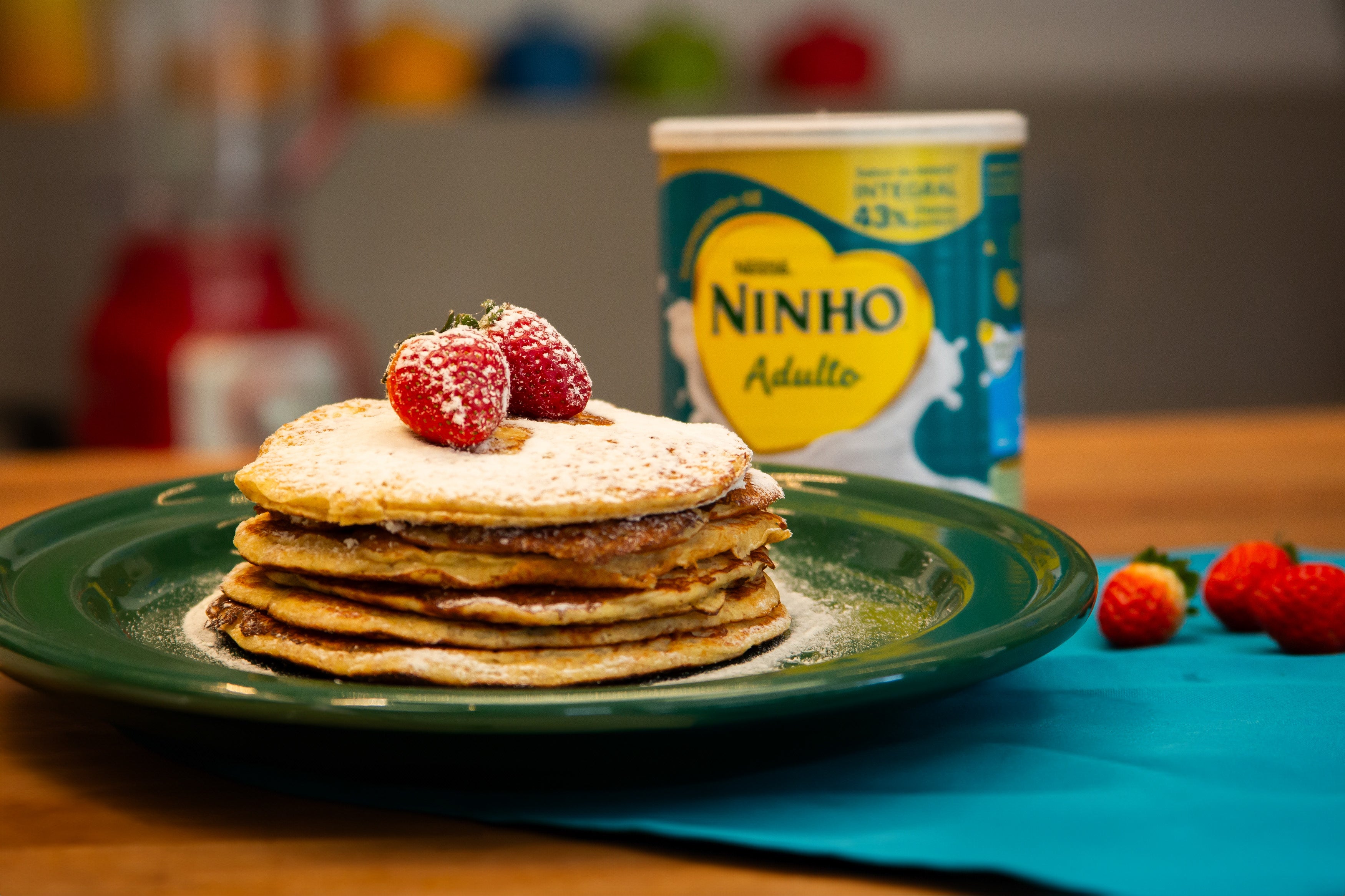 Panqueca de Leite Ninho: receita fácil, fofinha e cremosa