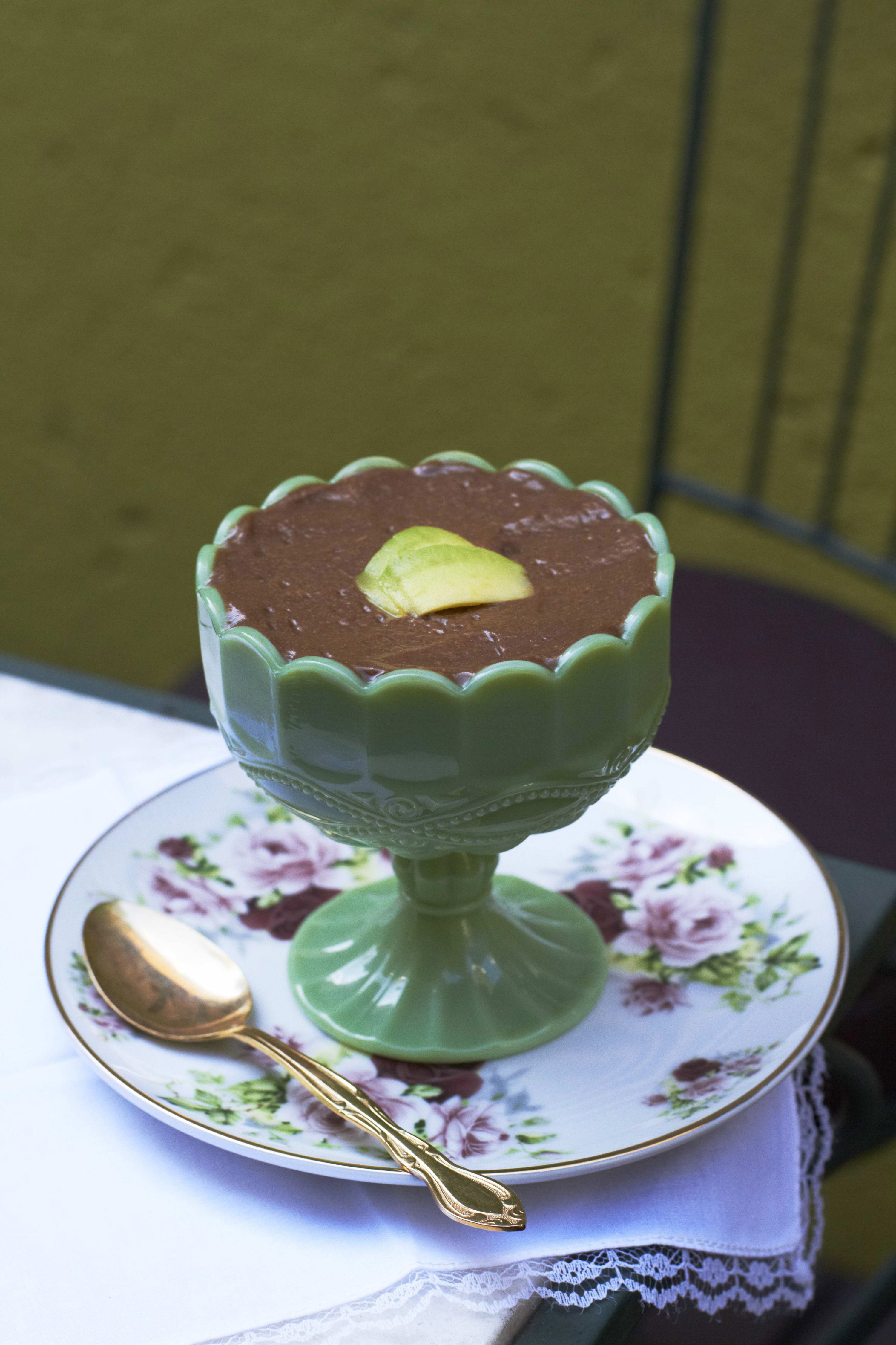 Mousse de Abacate com Chocolate