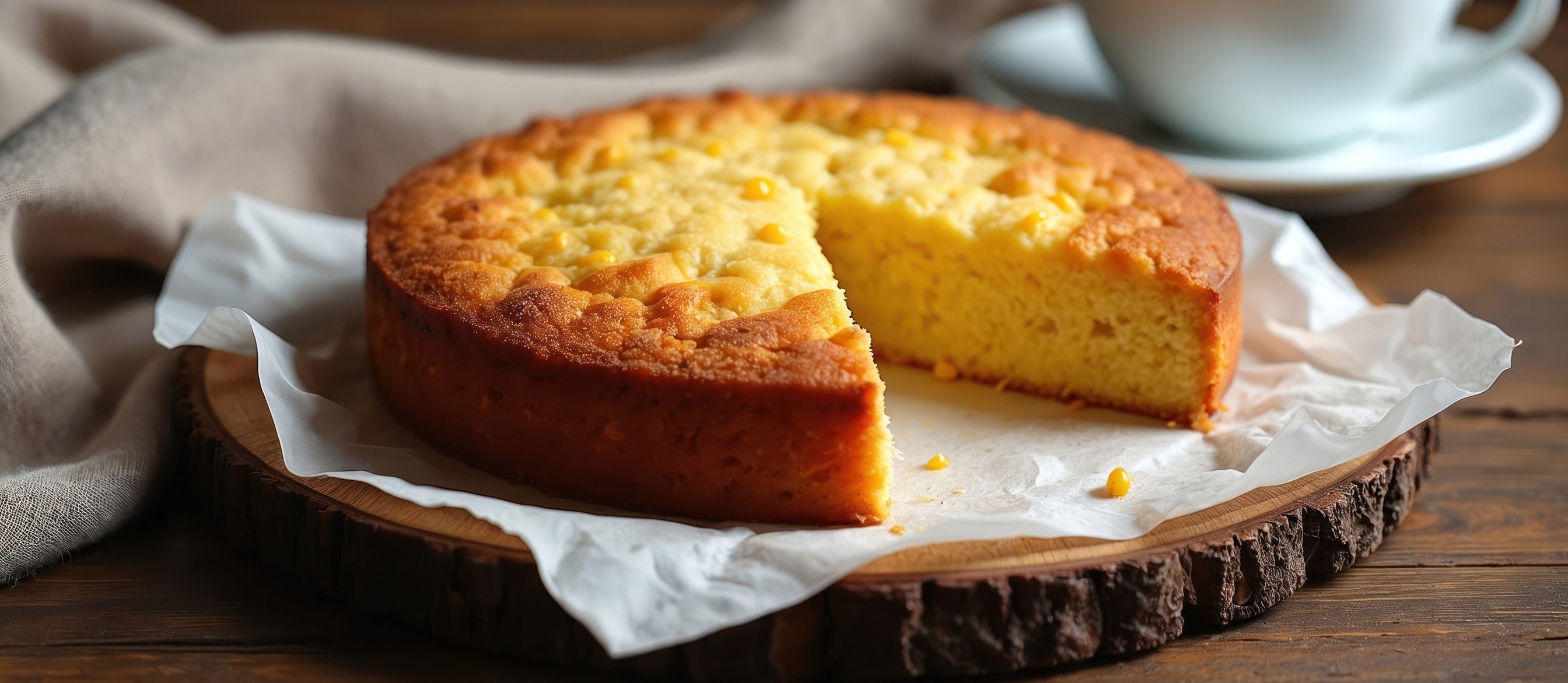 Receita de Bolo de Milho Cremoso Fácil