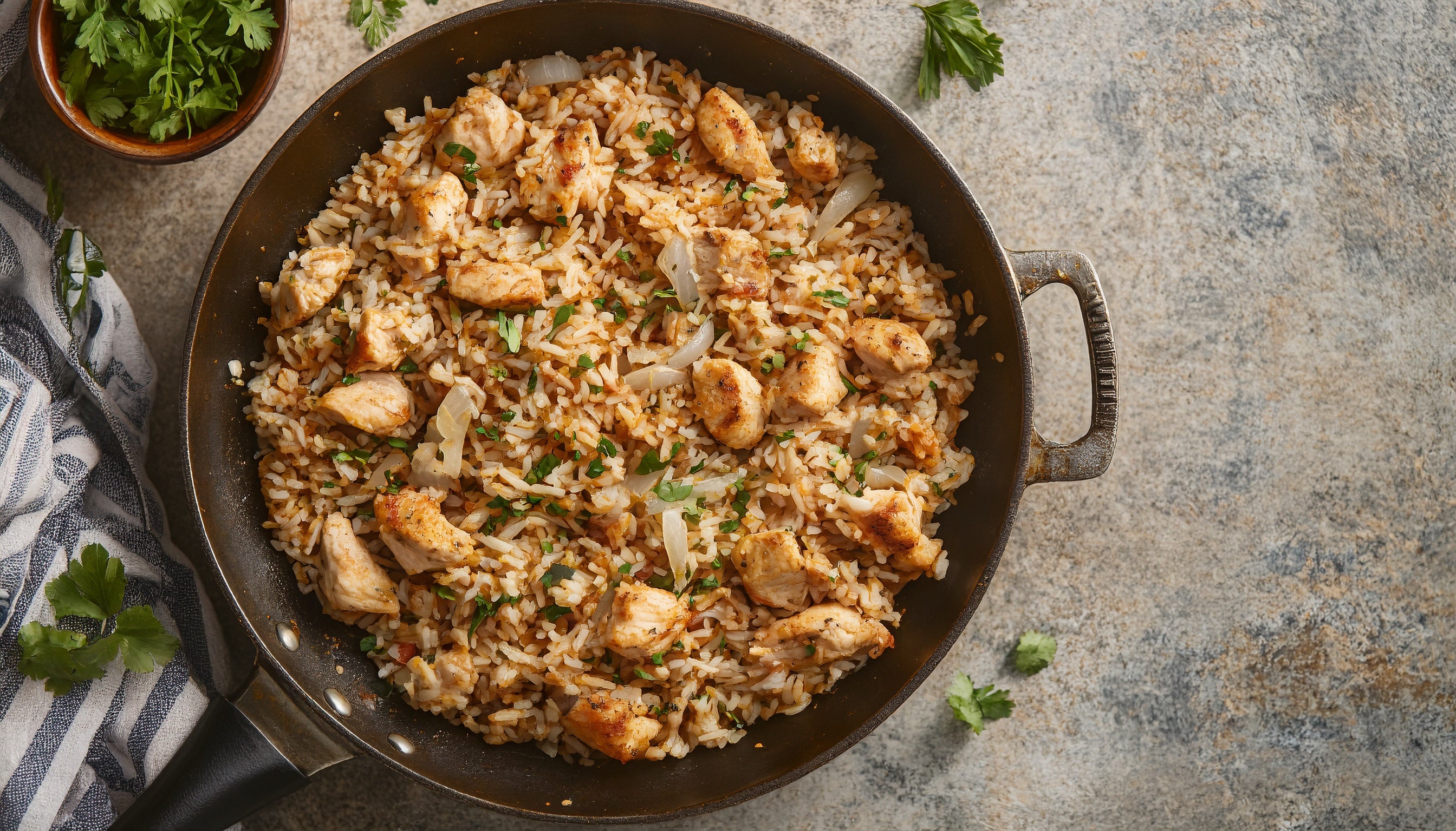 Receita de Arroz com Frango