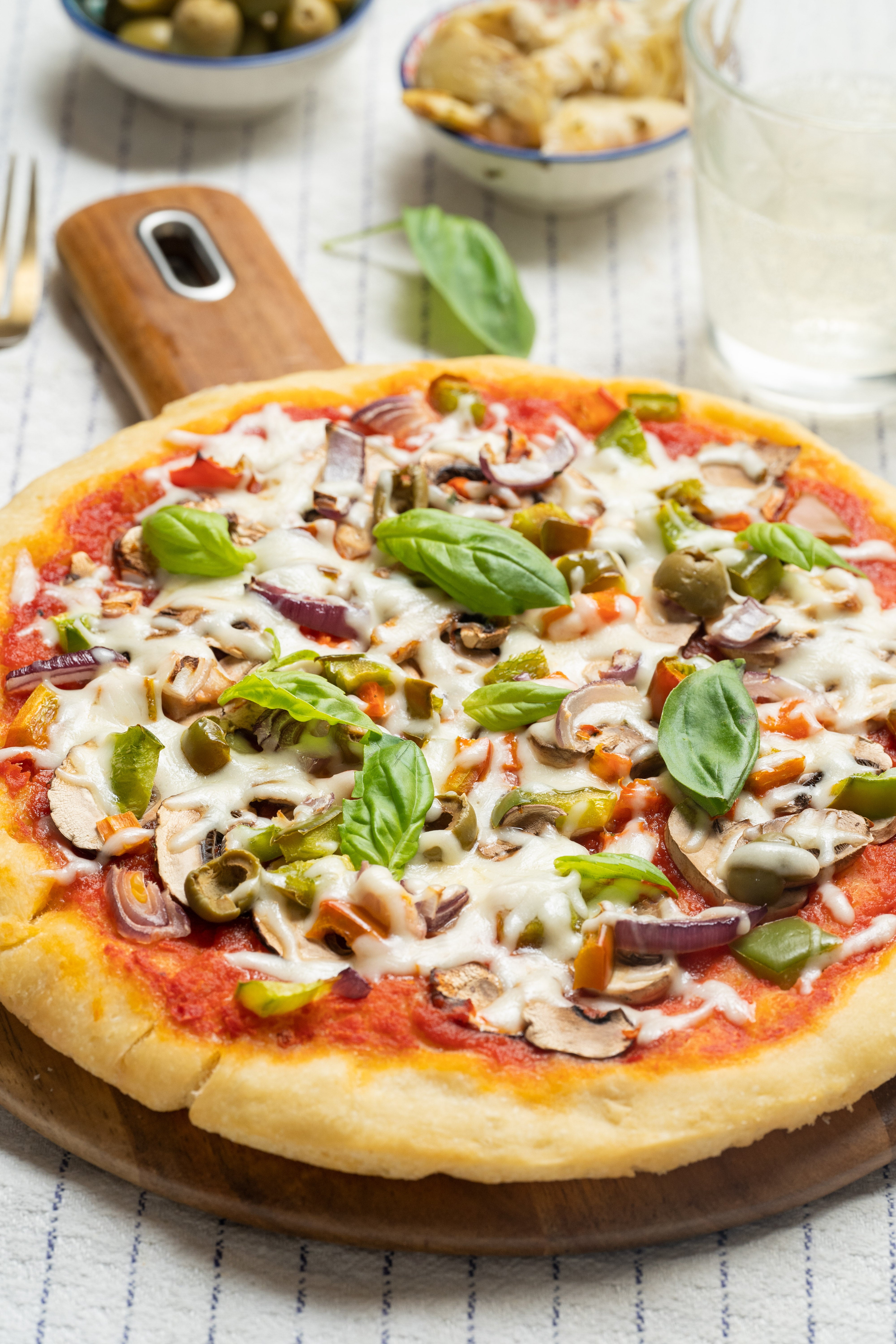 Pizza ao Basílico