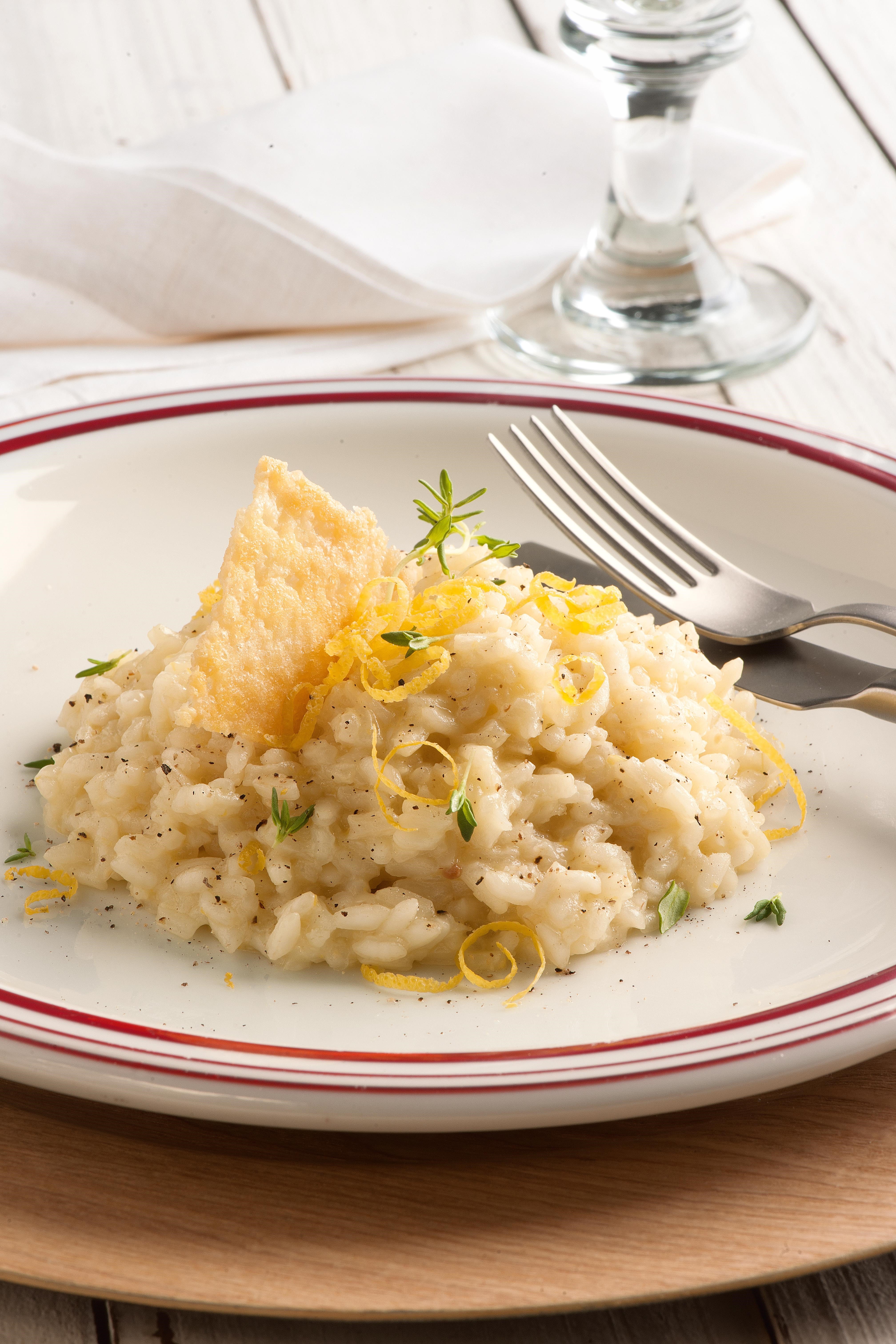 Receita Risoto de Limão Siciliano com Parmesão