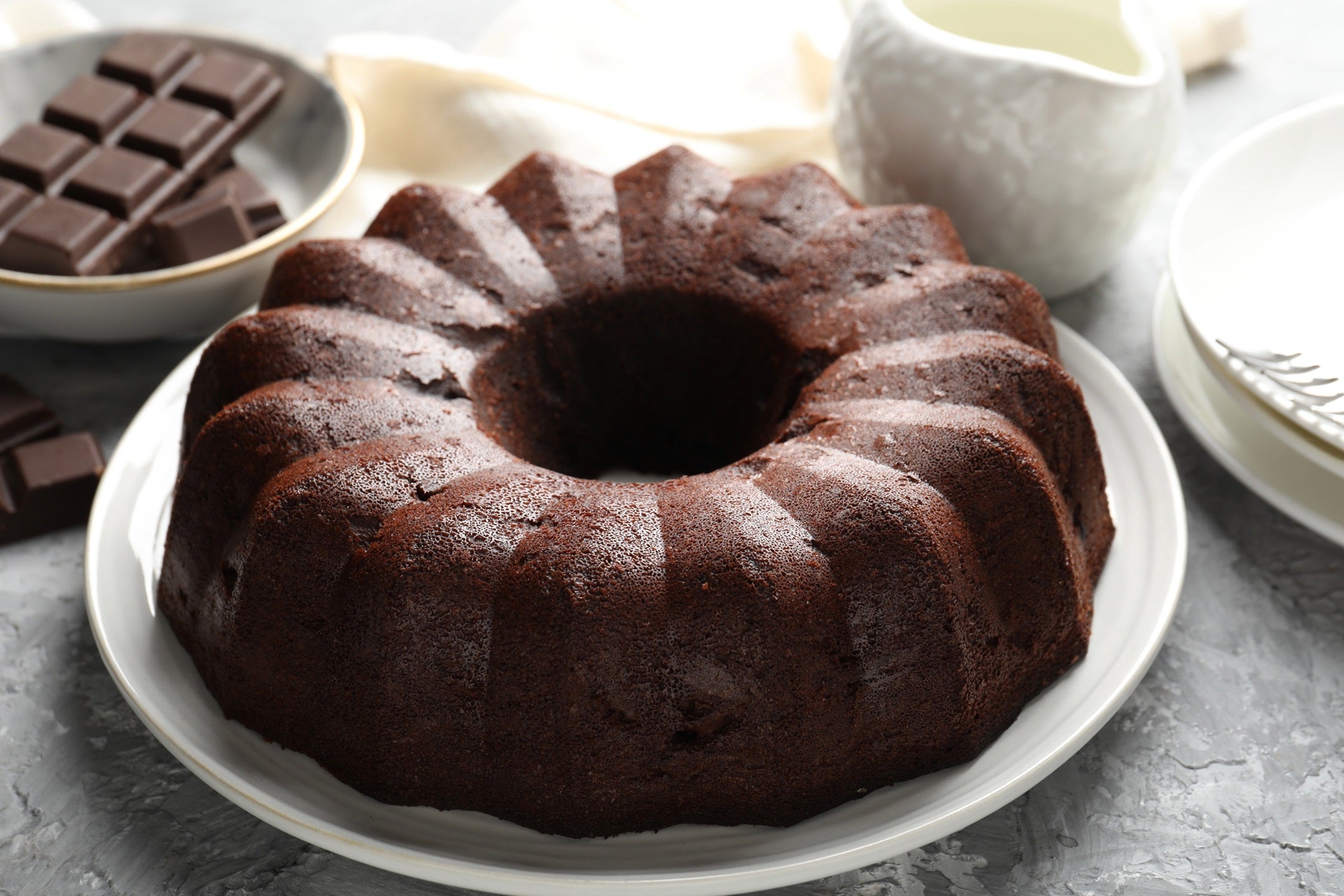 Receita de Bolo de Chocolate de Natal