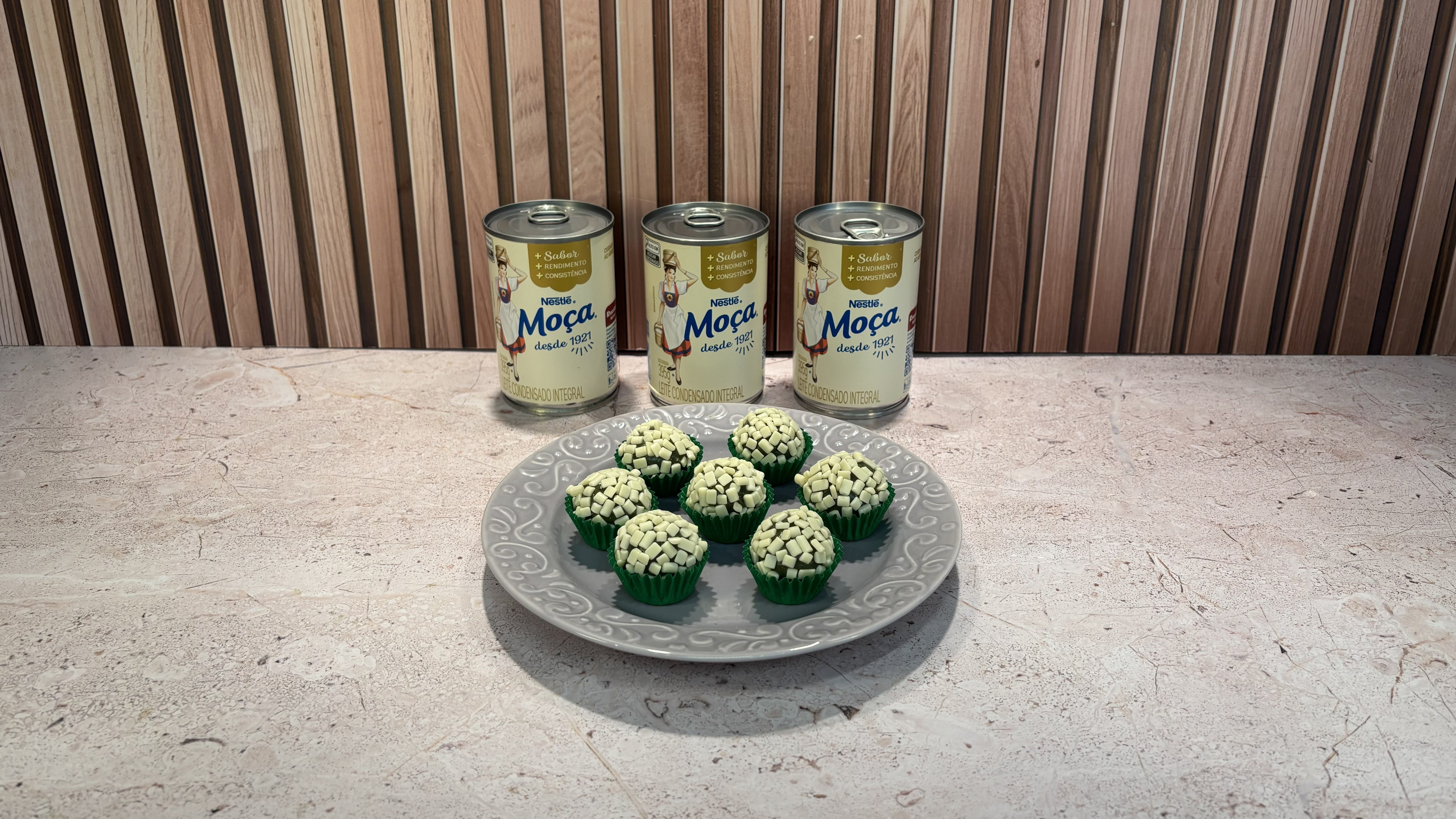 Receita de Brigadeiro de Matcha
