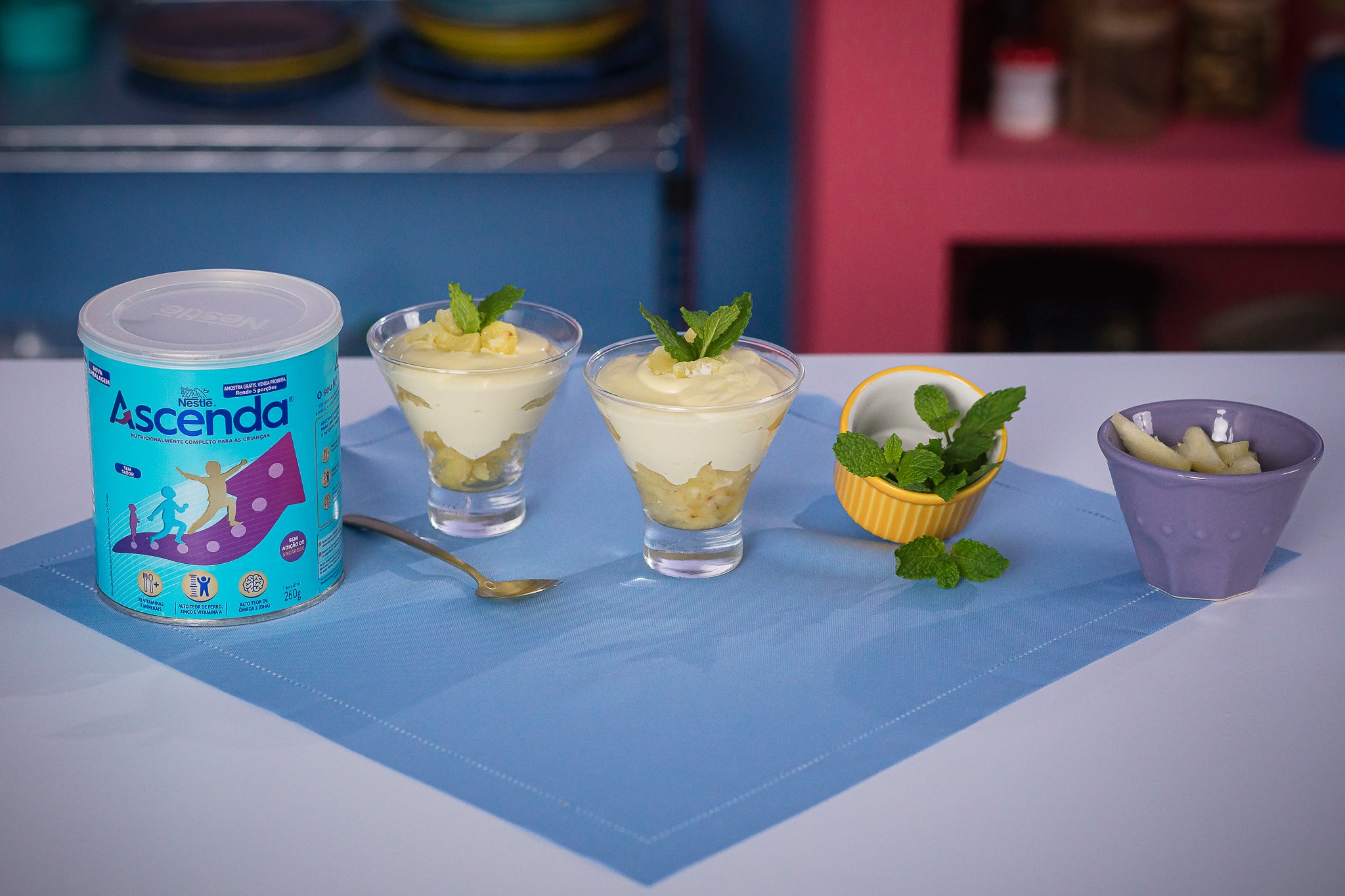 Receita de Doce Gelado de Abacaxi com Ascenda