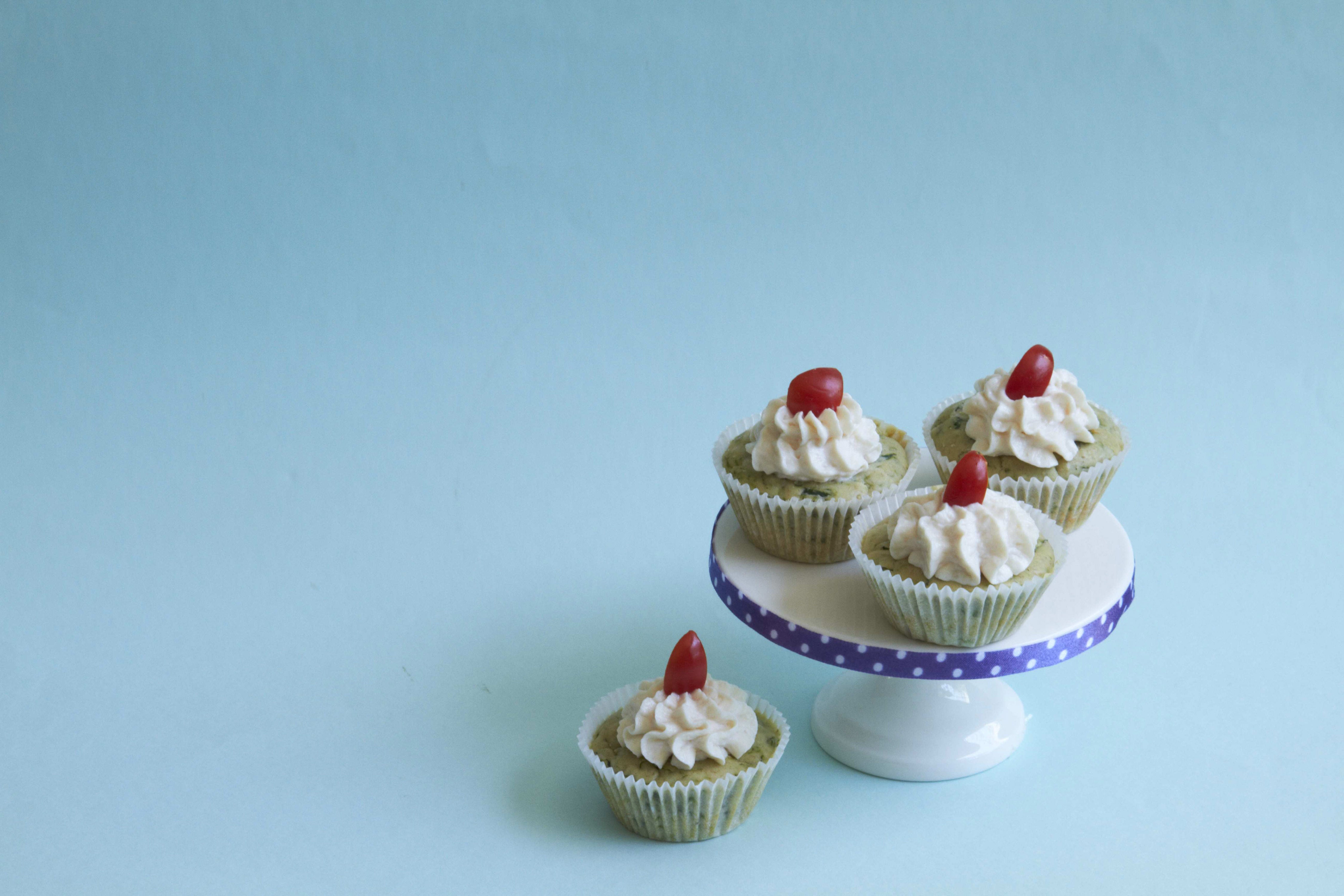 Cupcake de Espinafre
