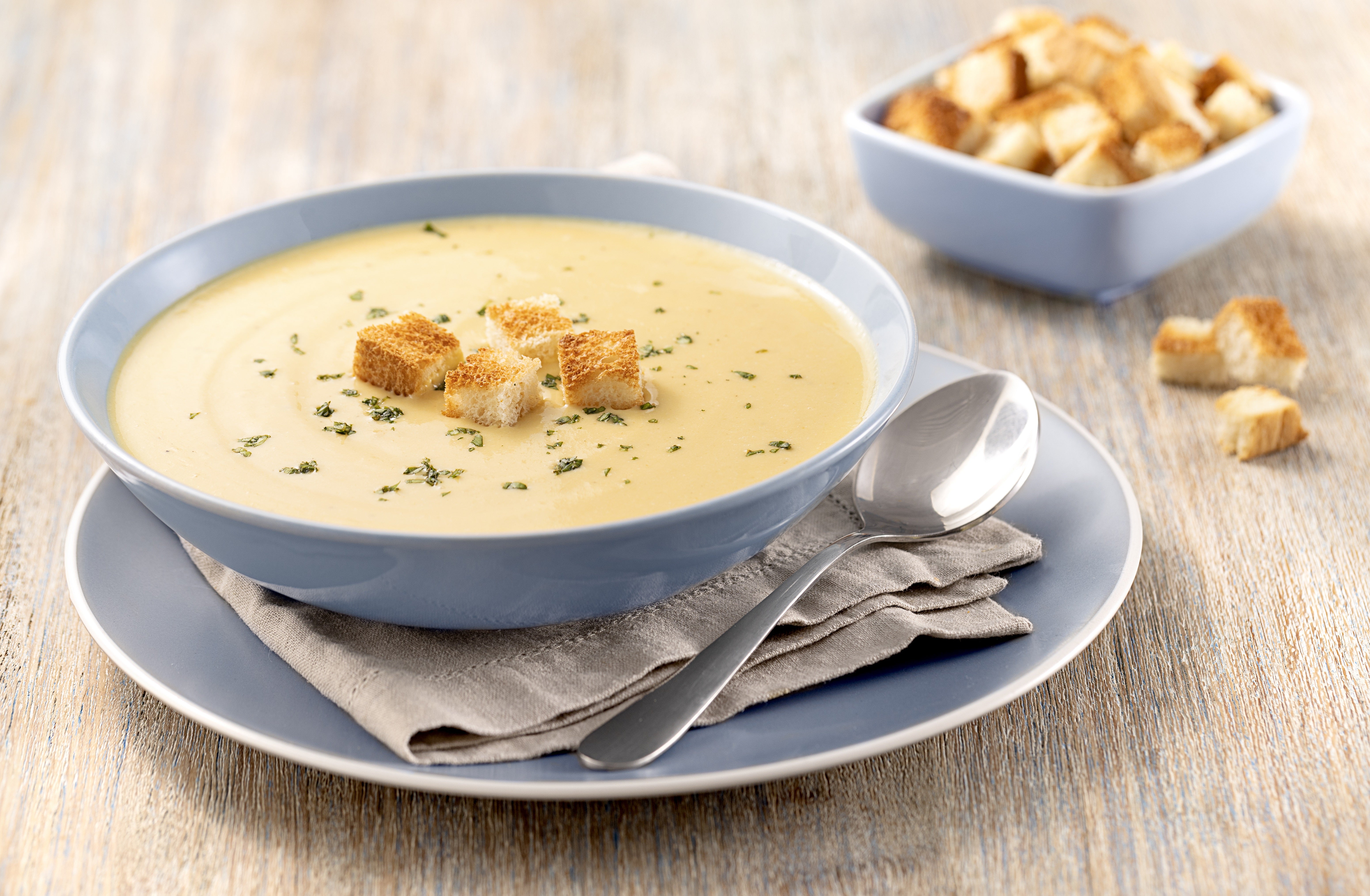 Sopa de Mandioquinha com Baunilha