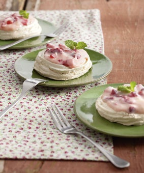 Merengue com Morango