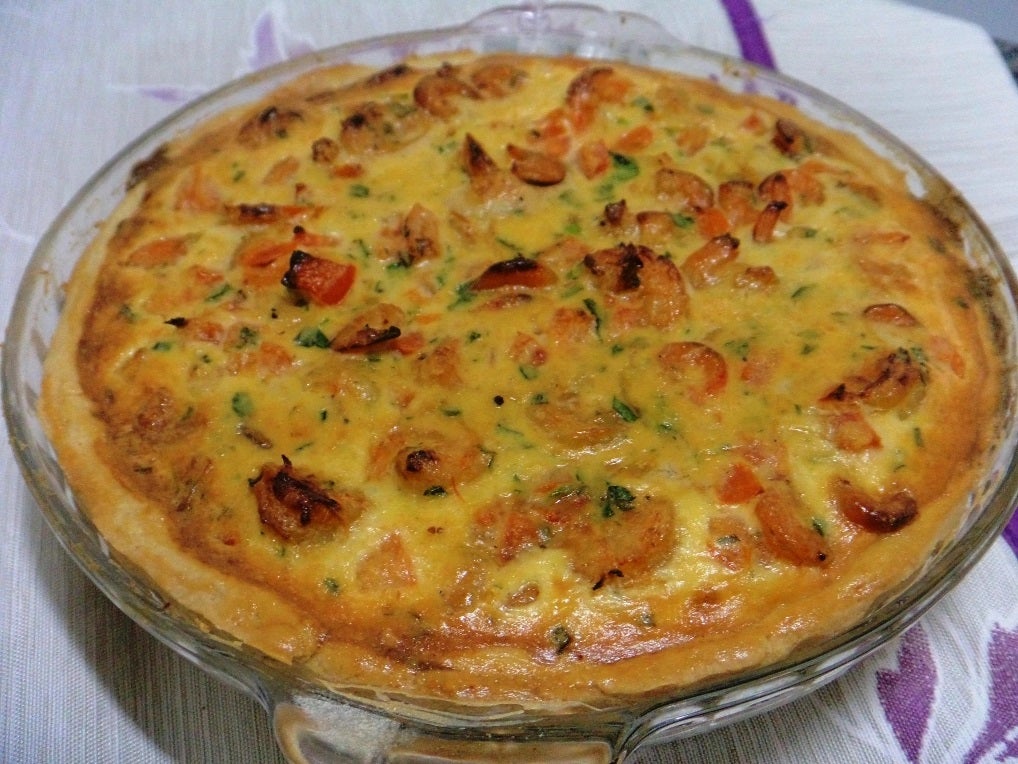 Quiche de Camarão