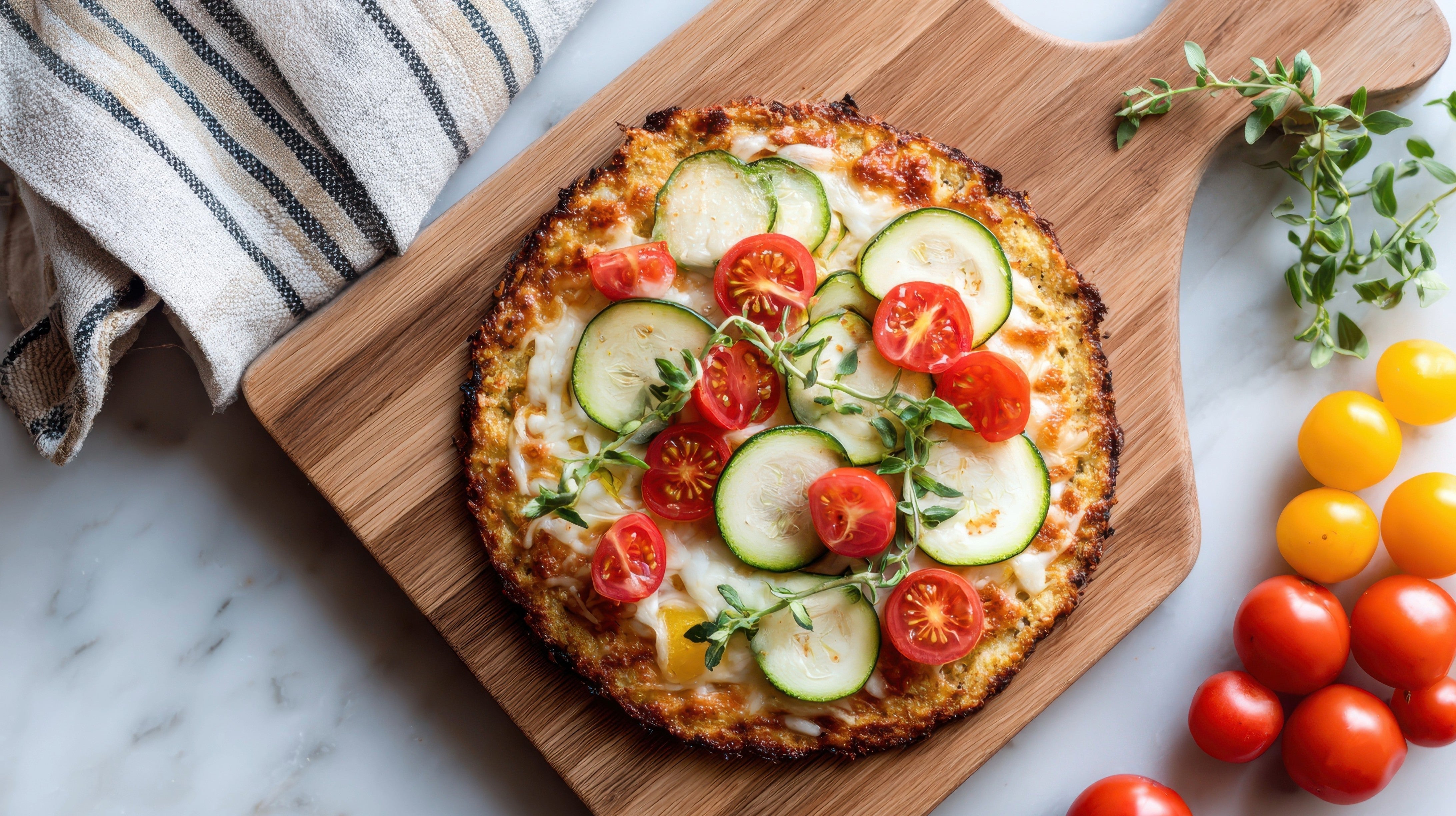 Receita de Pizza de Abobrinha