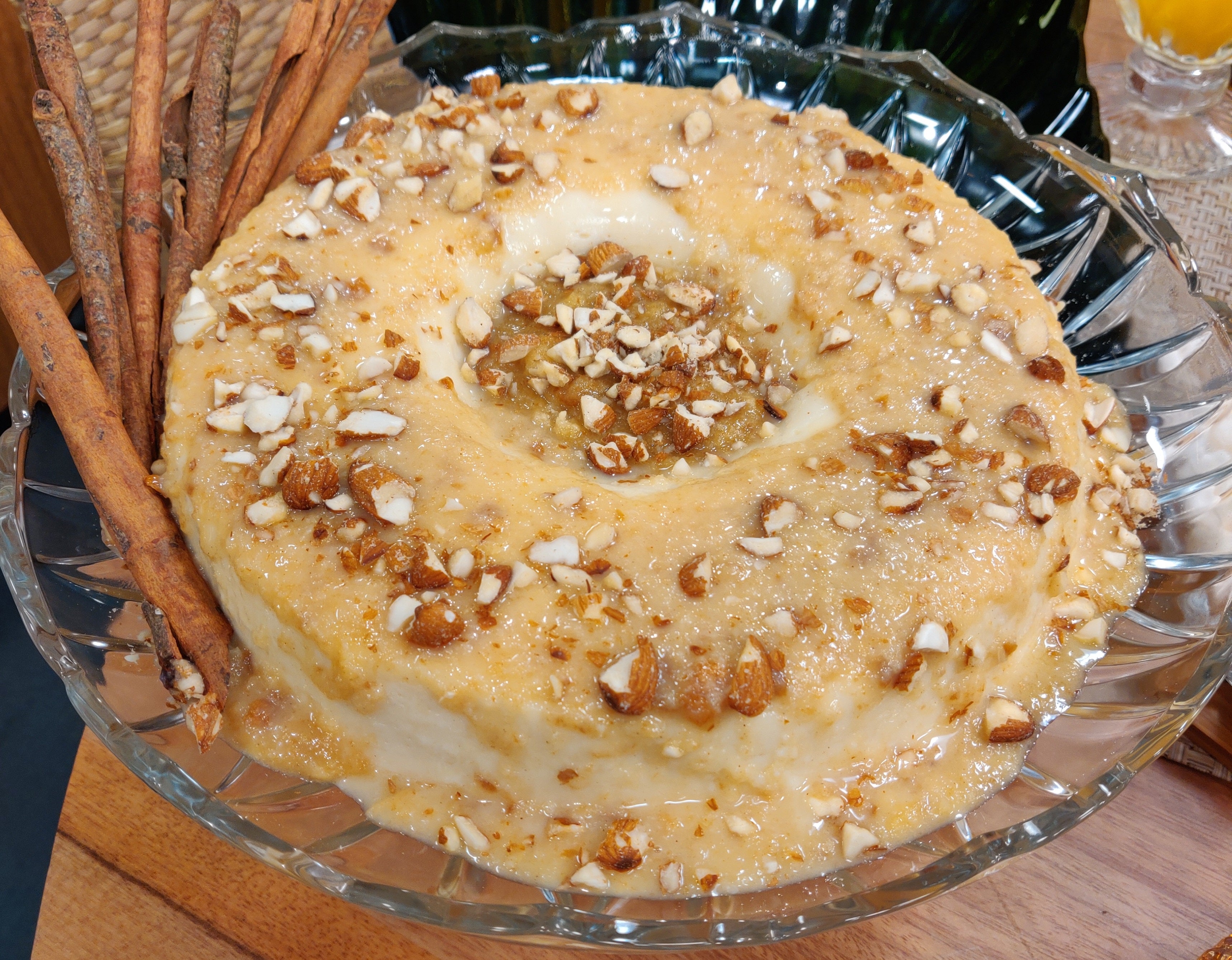 Receita de Manjar de Pão Português
