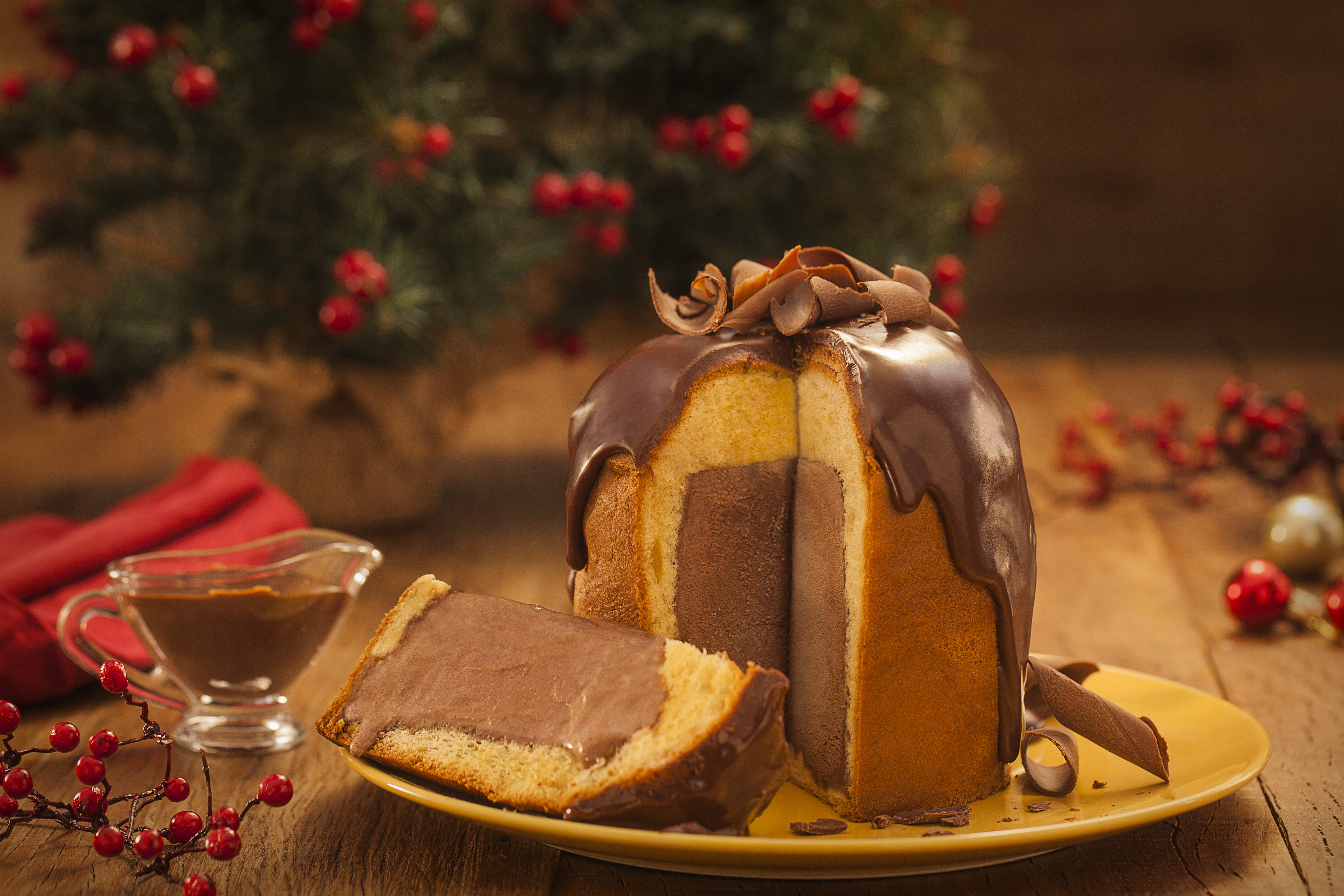 Receita de Sorvettone com Panettone Garoto Chocolate ao Leite
