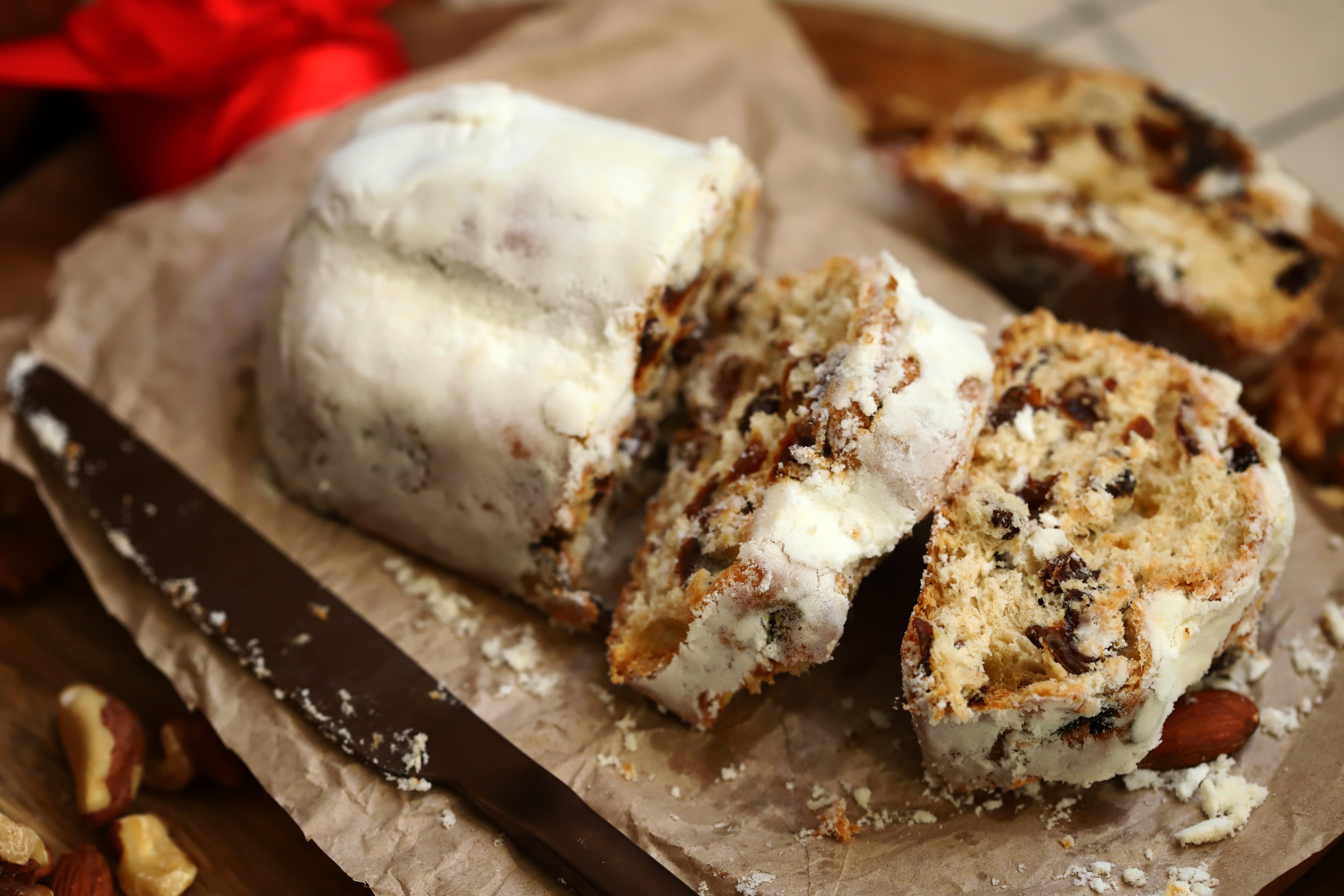 Receita de Bolo Alemão de Natal de Frutas (Stollen)