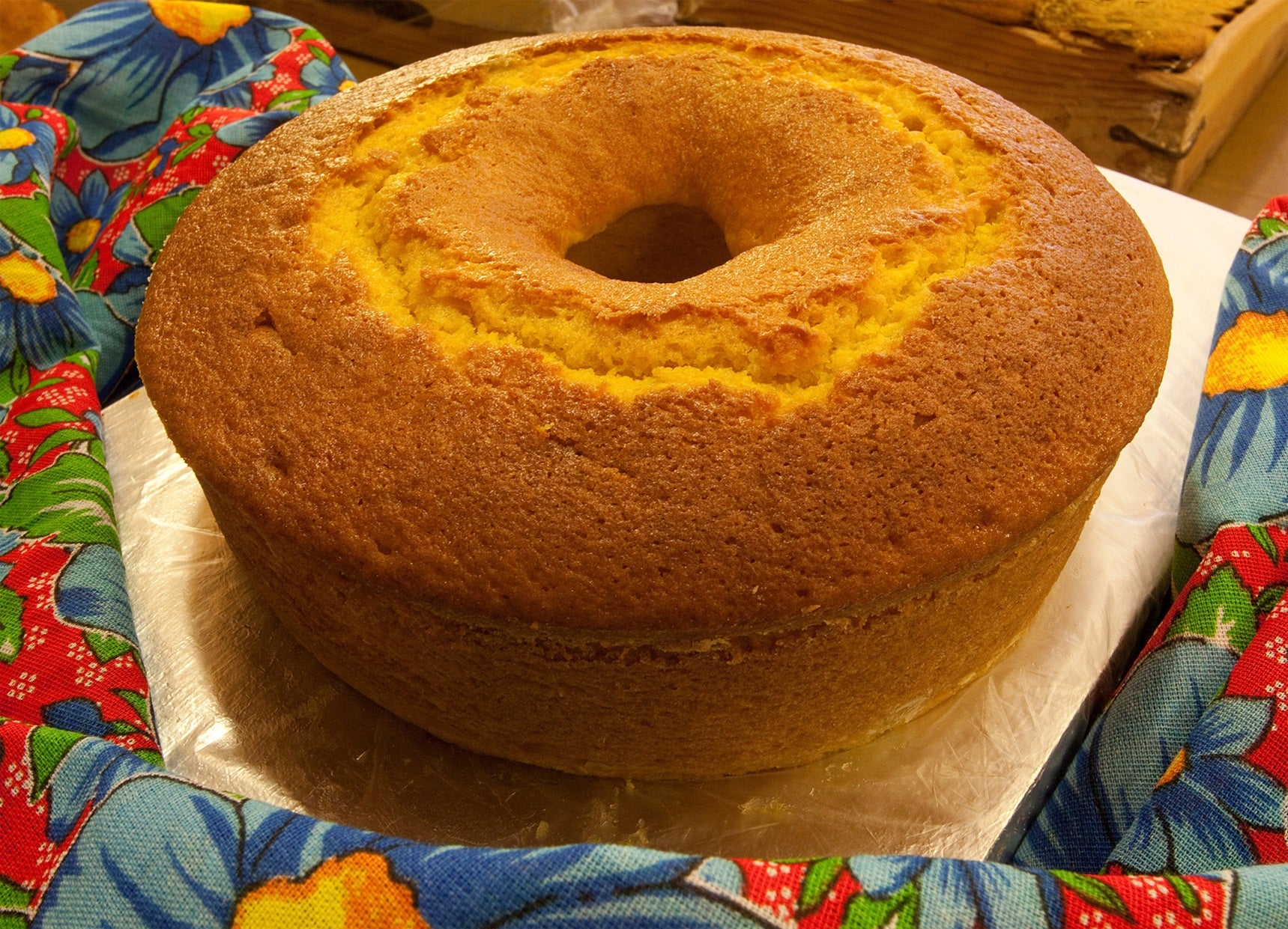 Receita de Bolo de Fubá de Natal