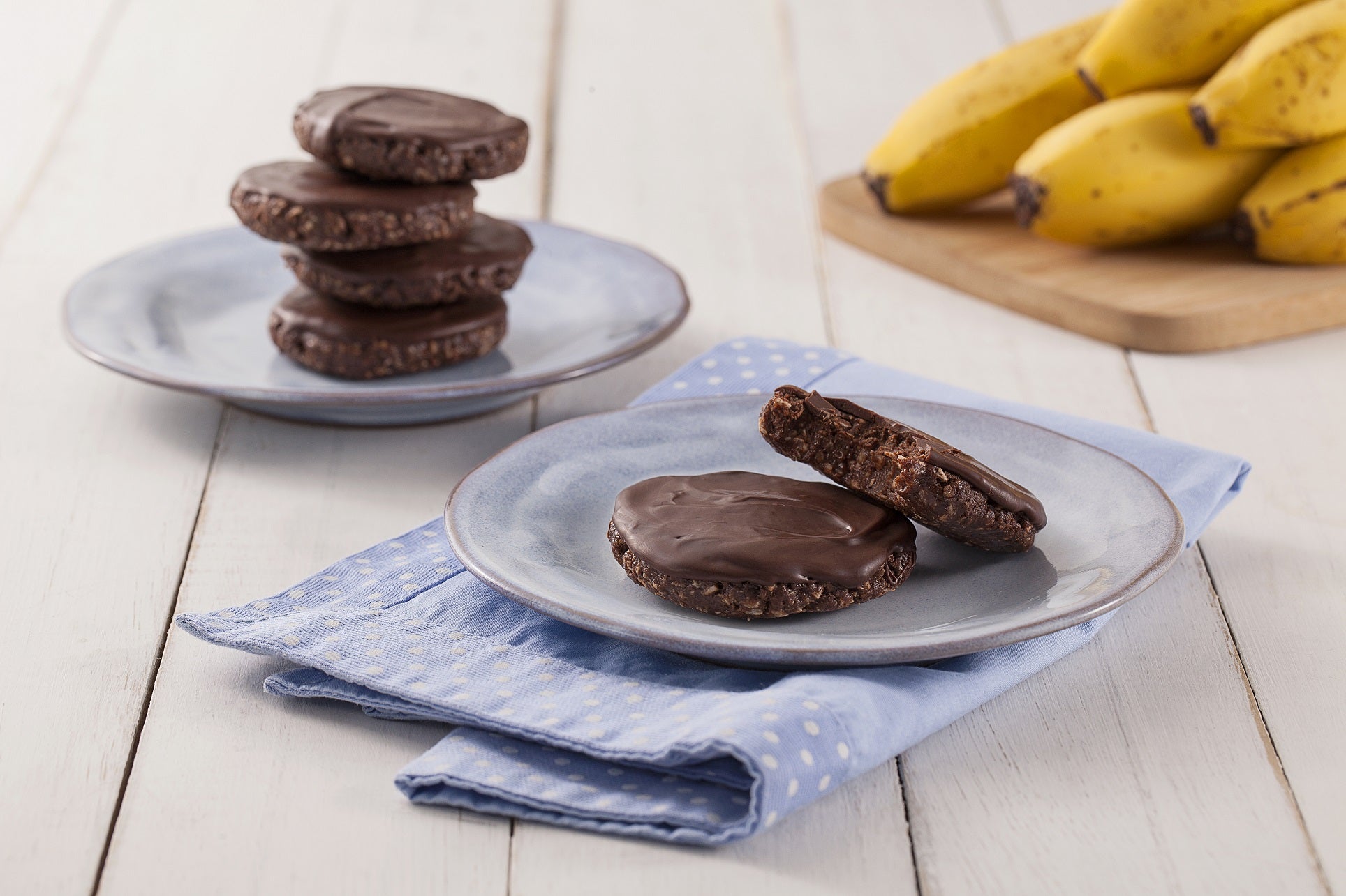 Receita de Cookie de Banana, Coco e Chocolate Nutren Control