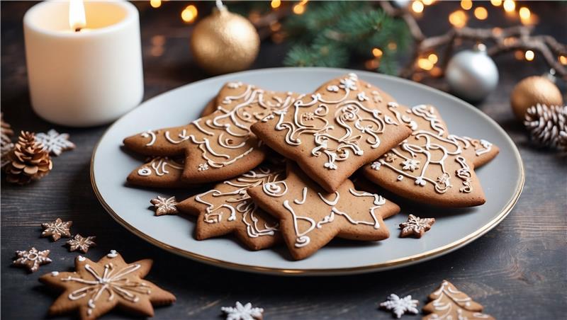Receita de Biscoitos Deliciosos de Natal