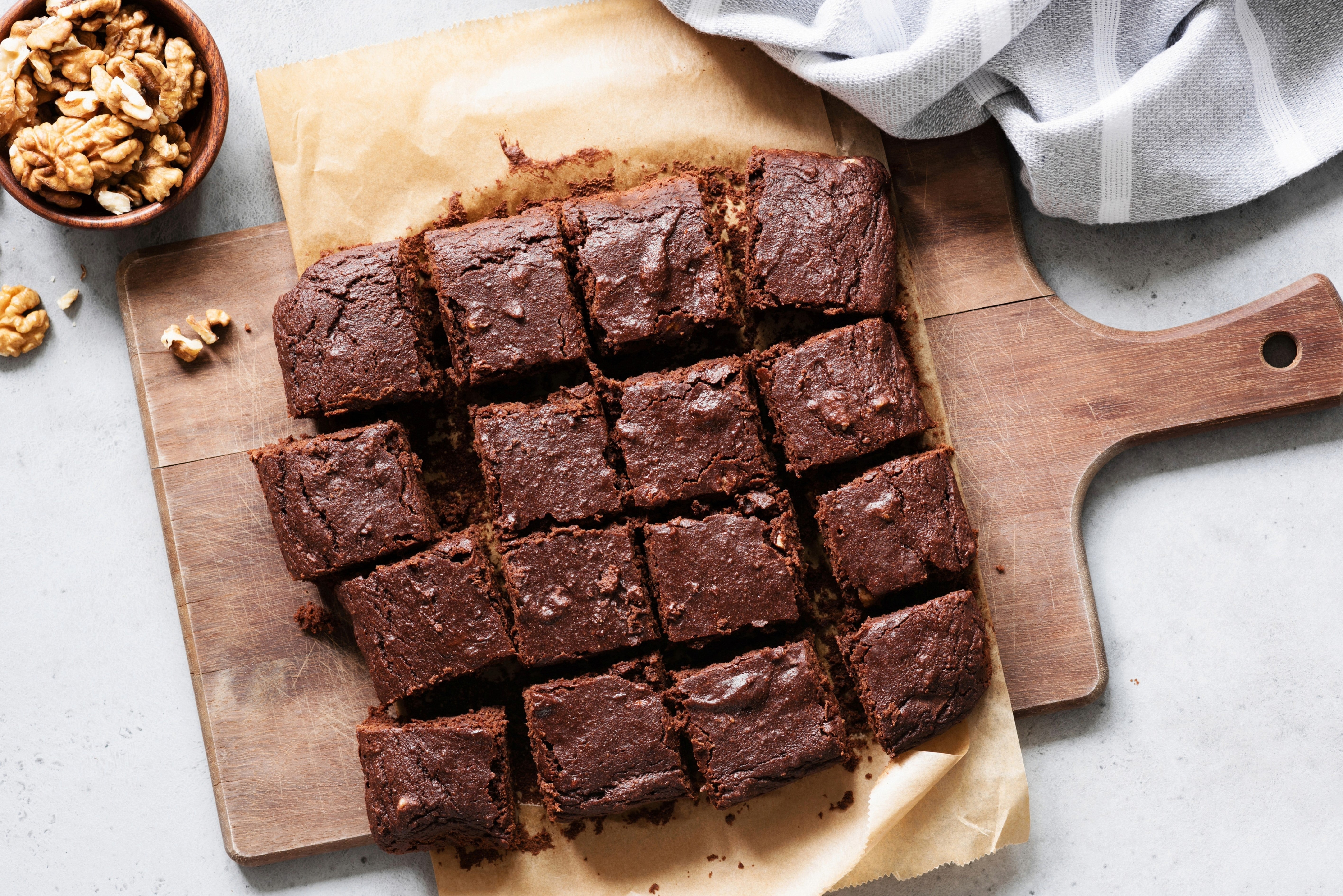 Receita de Brownie de Chocolate Clássico Para Vender