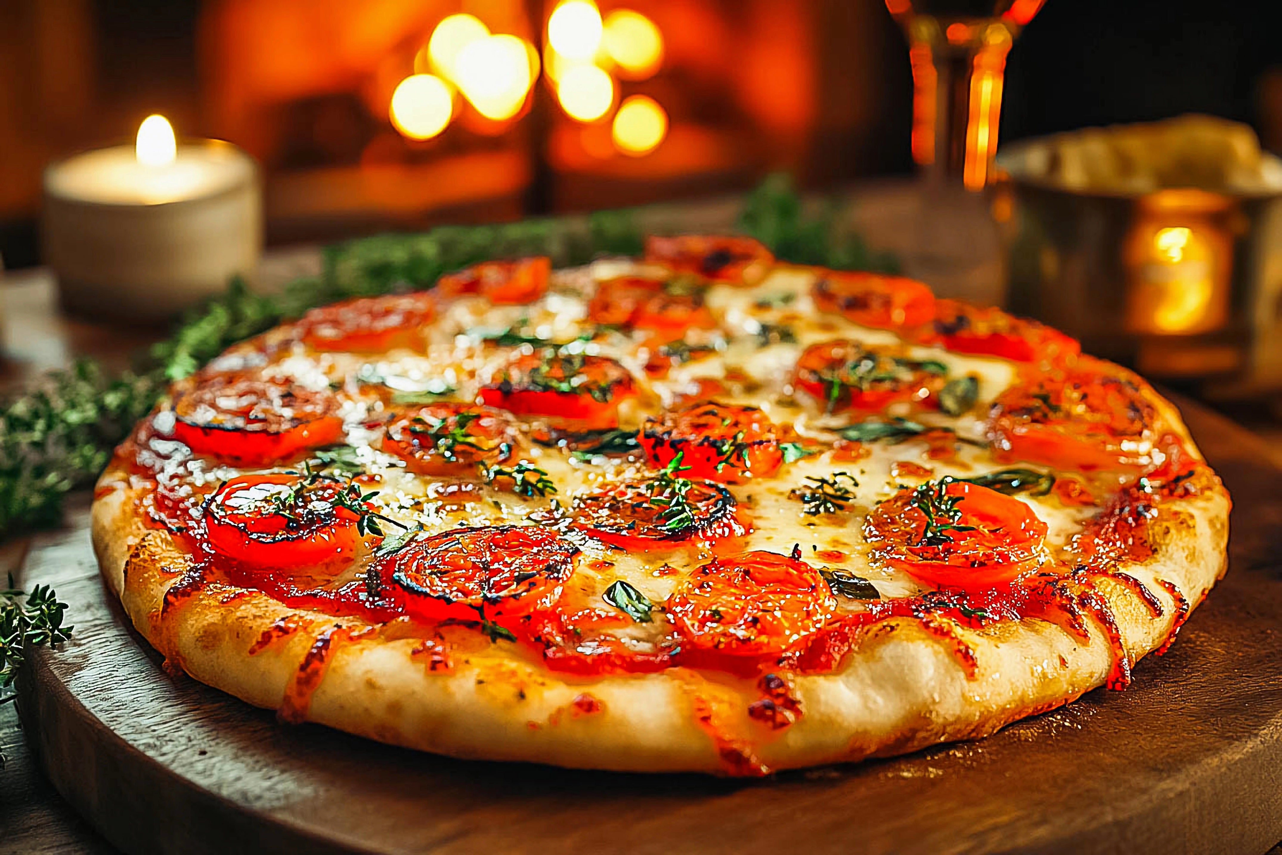 Receita de Pizza Estilo Margherita